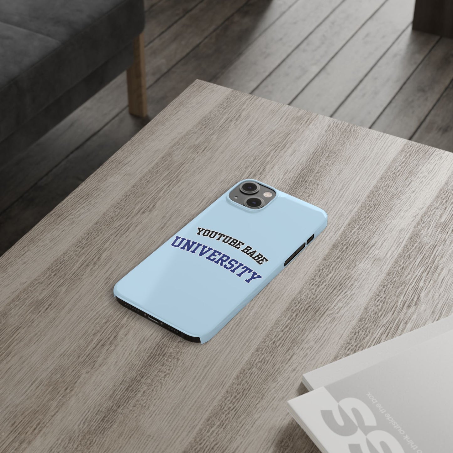 YouTube BABE UNIVERSITY SLIM PHONE CASE
