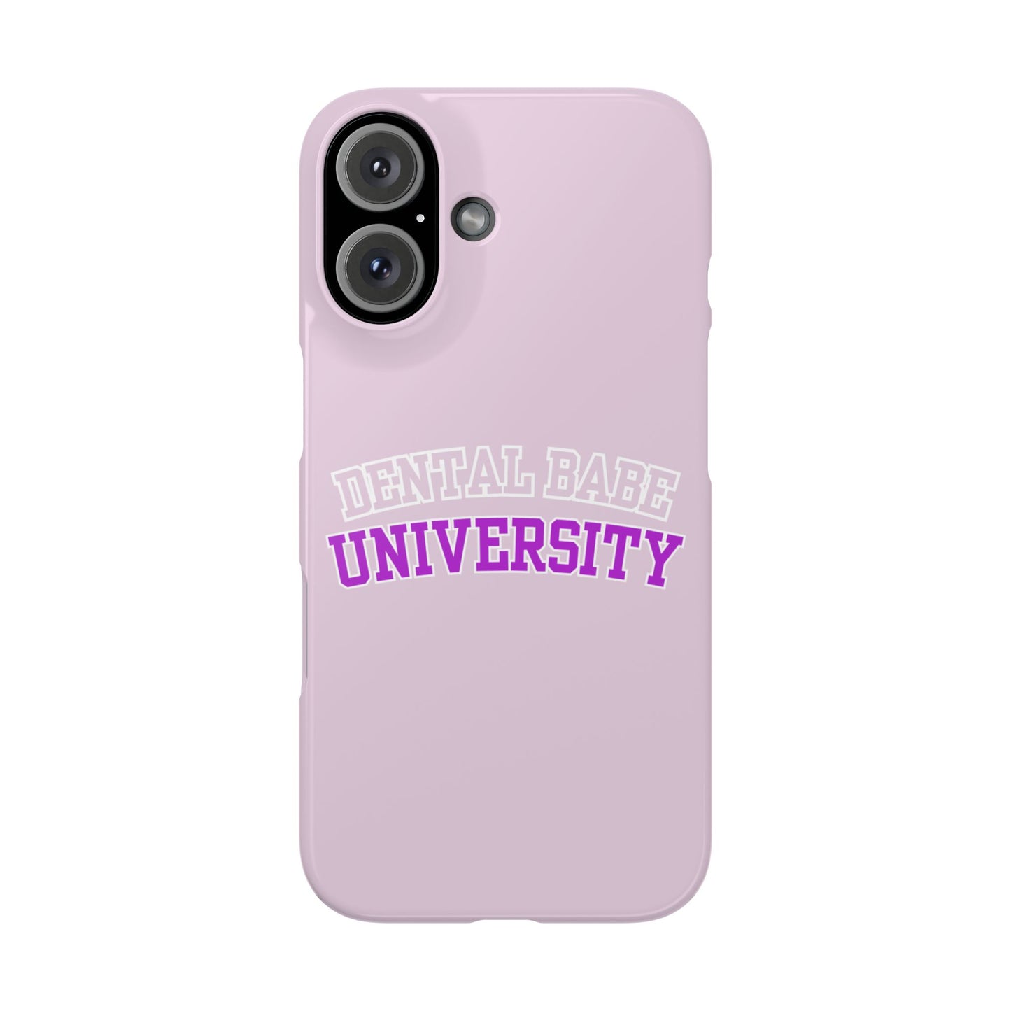 DENTAL BABE UNIVERSITY SLIM PHONE CASE