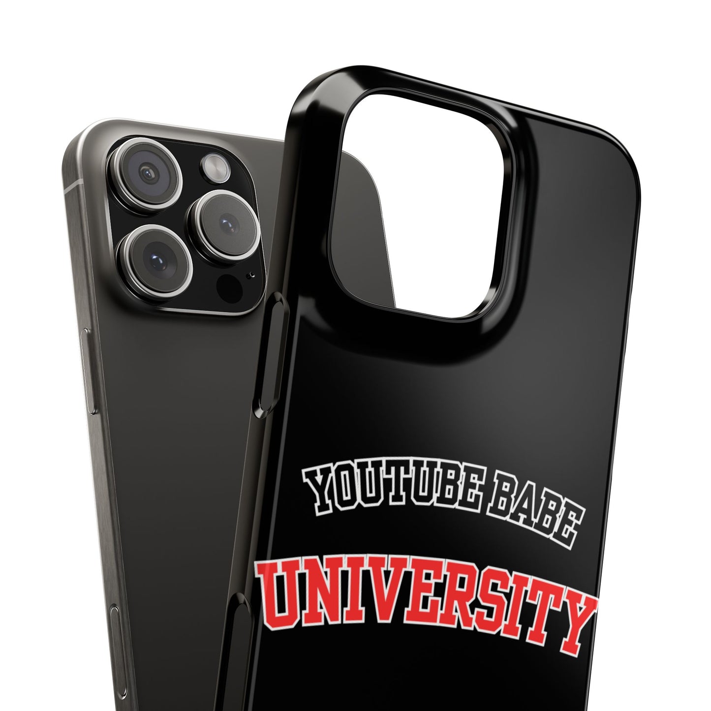 YouTube BABE UNIVERSITY SLIM PHONE CASE