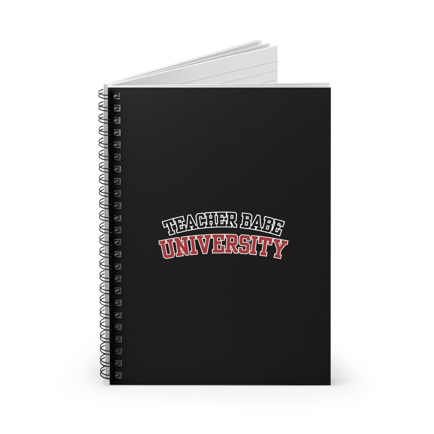 TEACHER BABE Spiral Notebook - Ruled Line