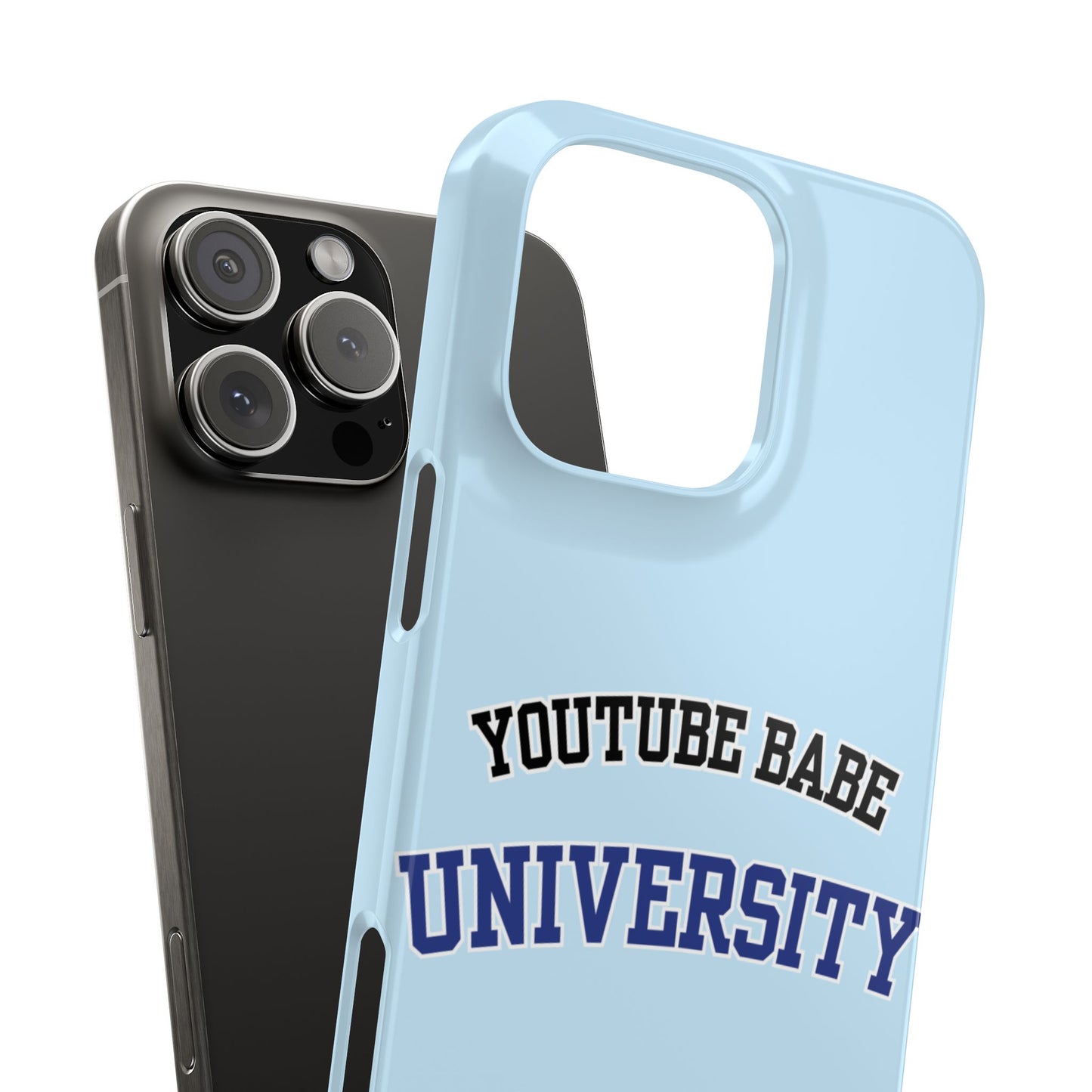 YouTube BABE UNIVERSITY SLIM PHONE CASE