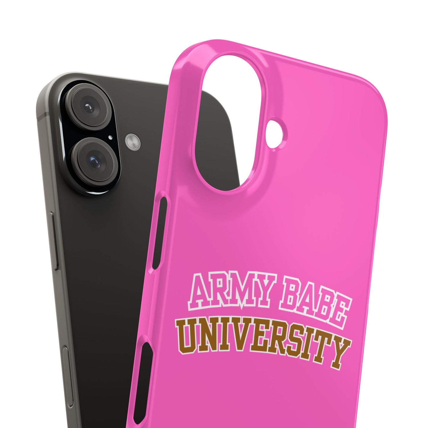 ARMY BABE UNIVERSITY SLIM PHONE CASE