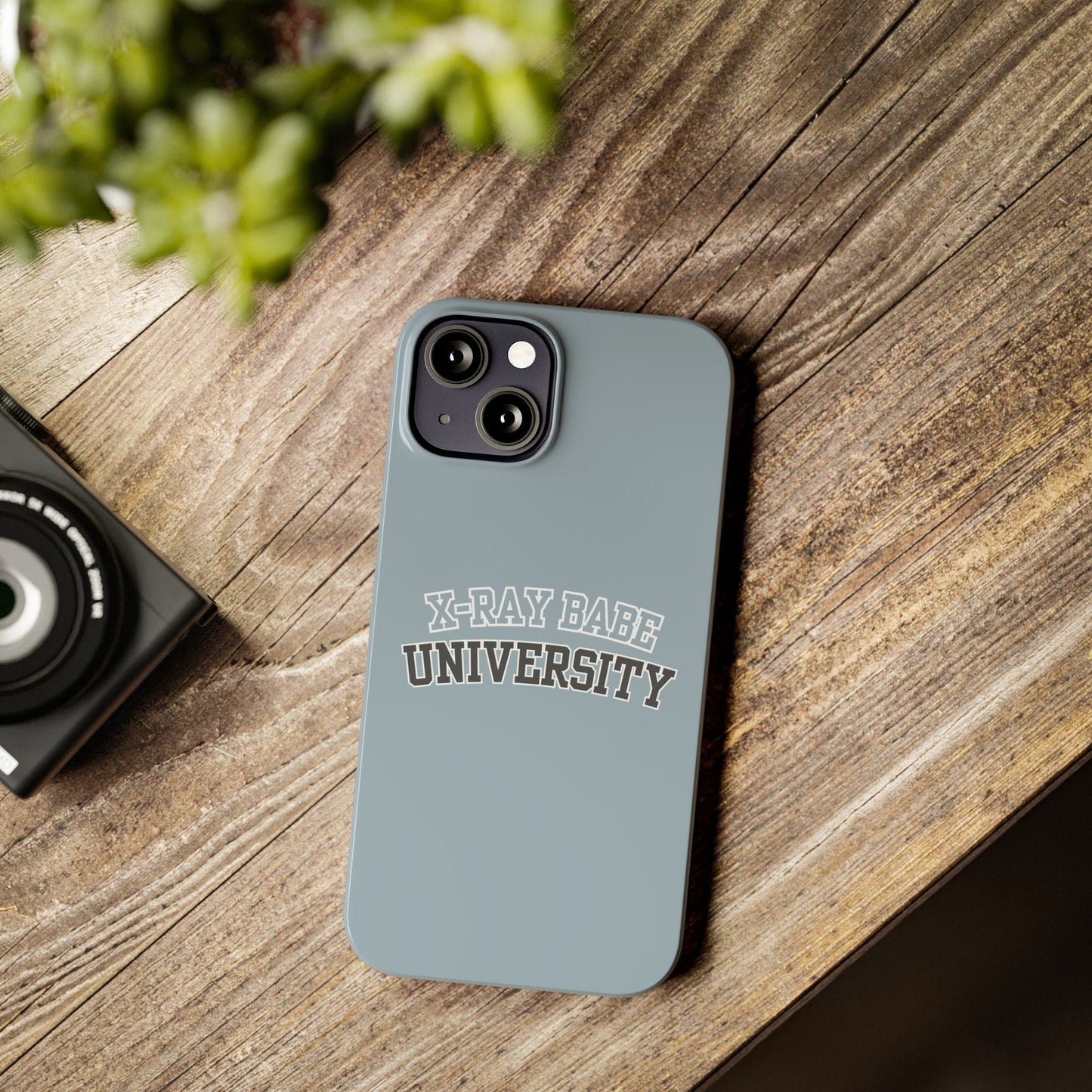 X-RAY BABE UNIVERSITY SLIM PHONE CASE