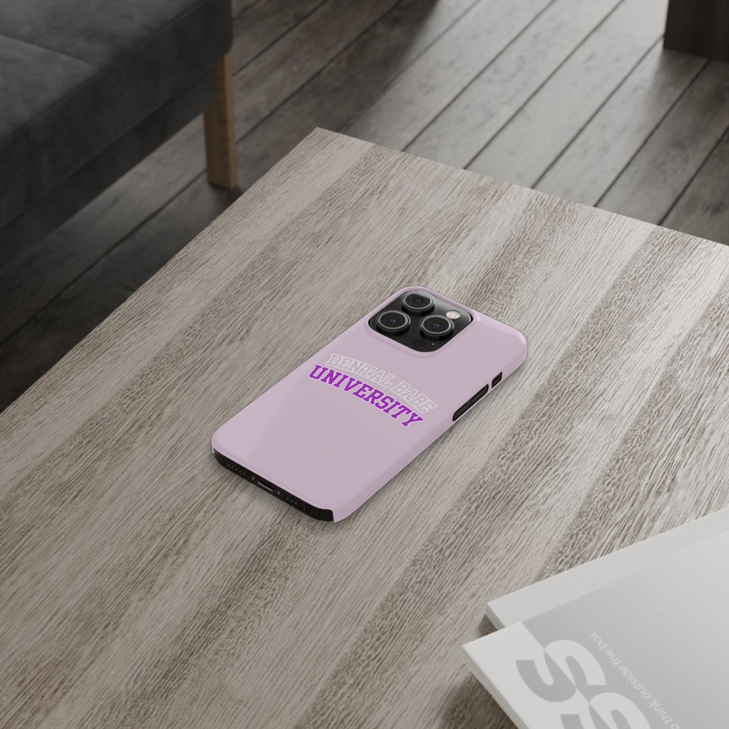 DENTAL BABE UNIVERSITY SLIM PHONE CASE