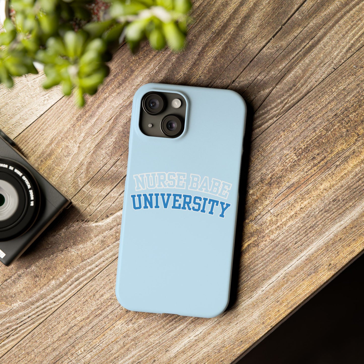 NURSE BABE UNIVERSITY SLIM PHONE CASE