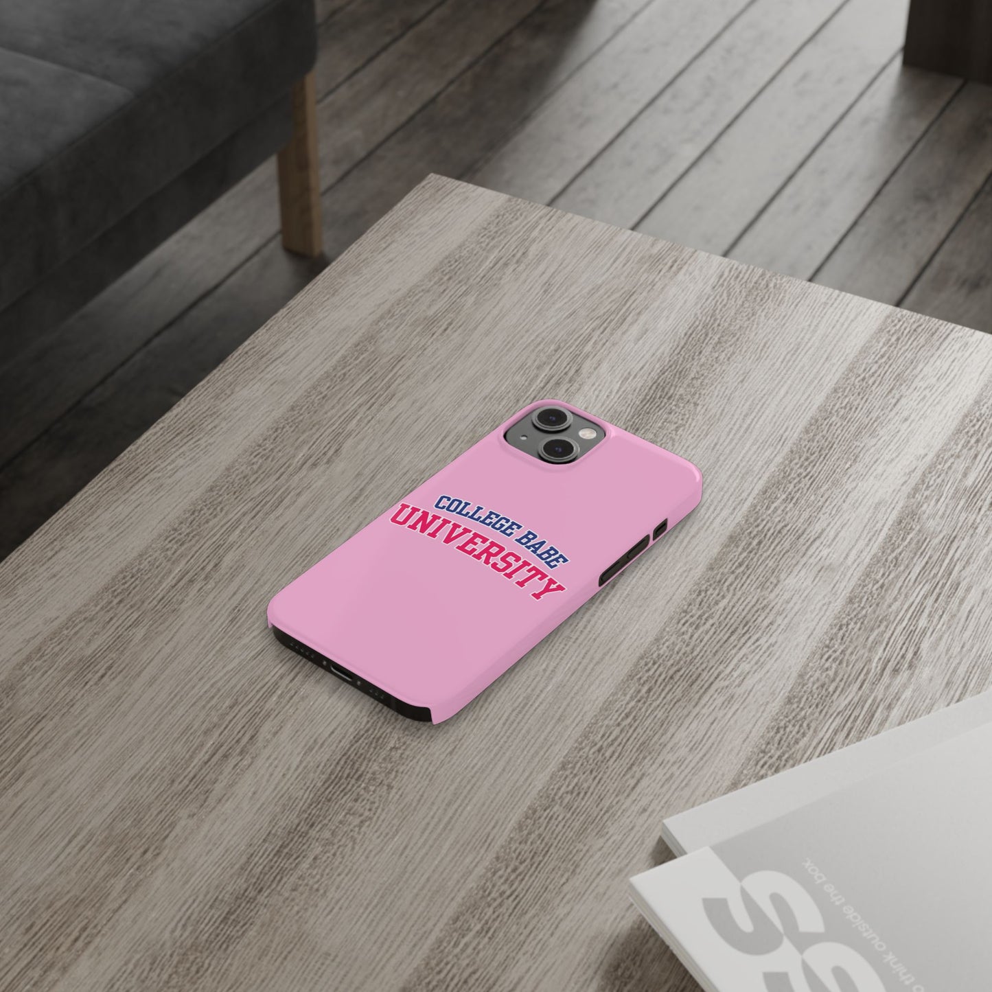 COLLEGE BABE UNIVERSITY SLIM PHONE CASE