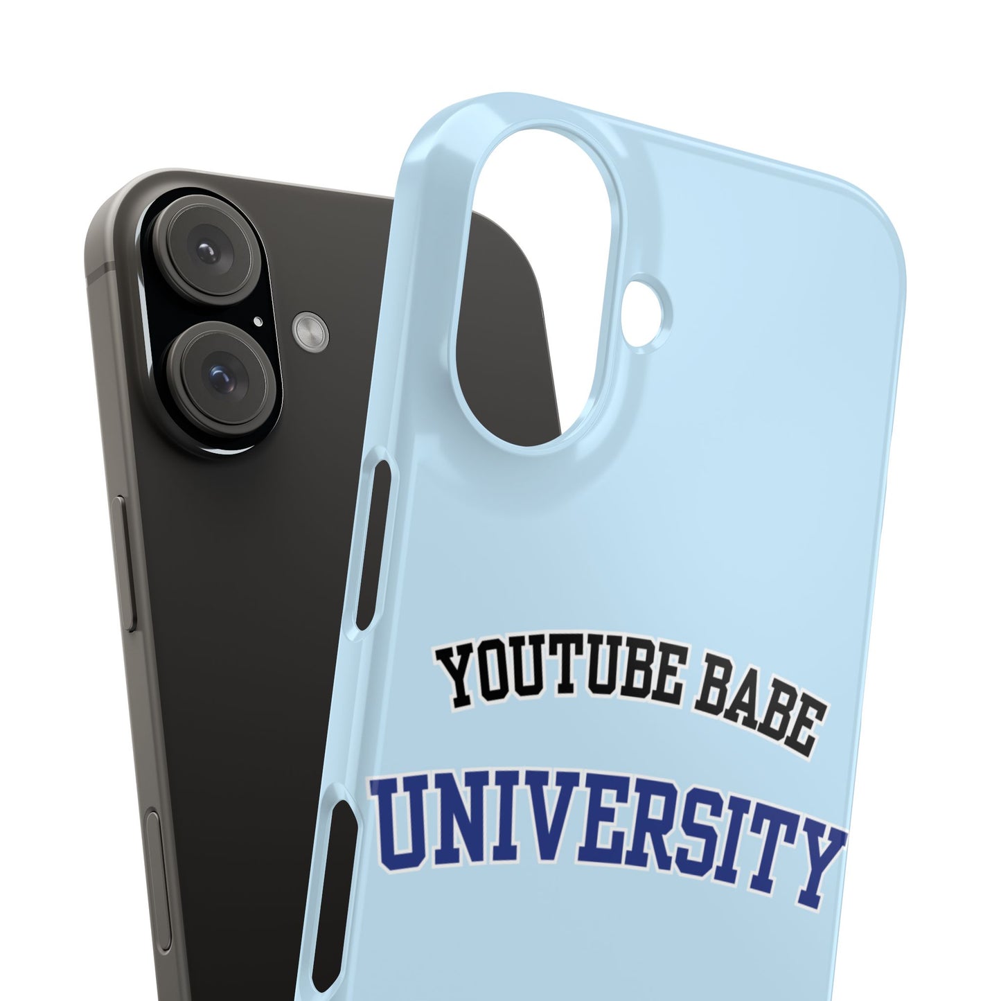 YouTube BABE UNIVERSITY SLIM PHONE CASE