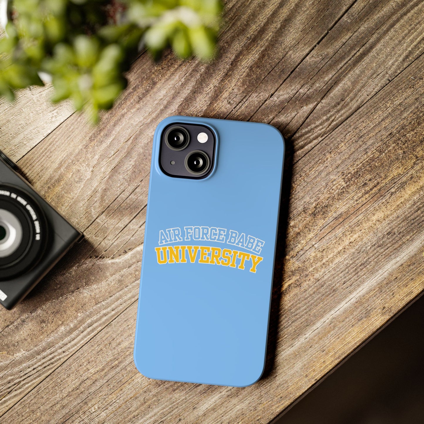AIR FORCE BABE UNIVERSITY SLIM PHONE CASE