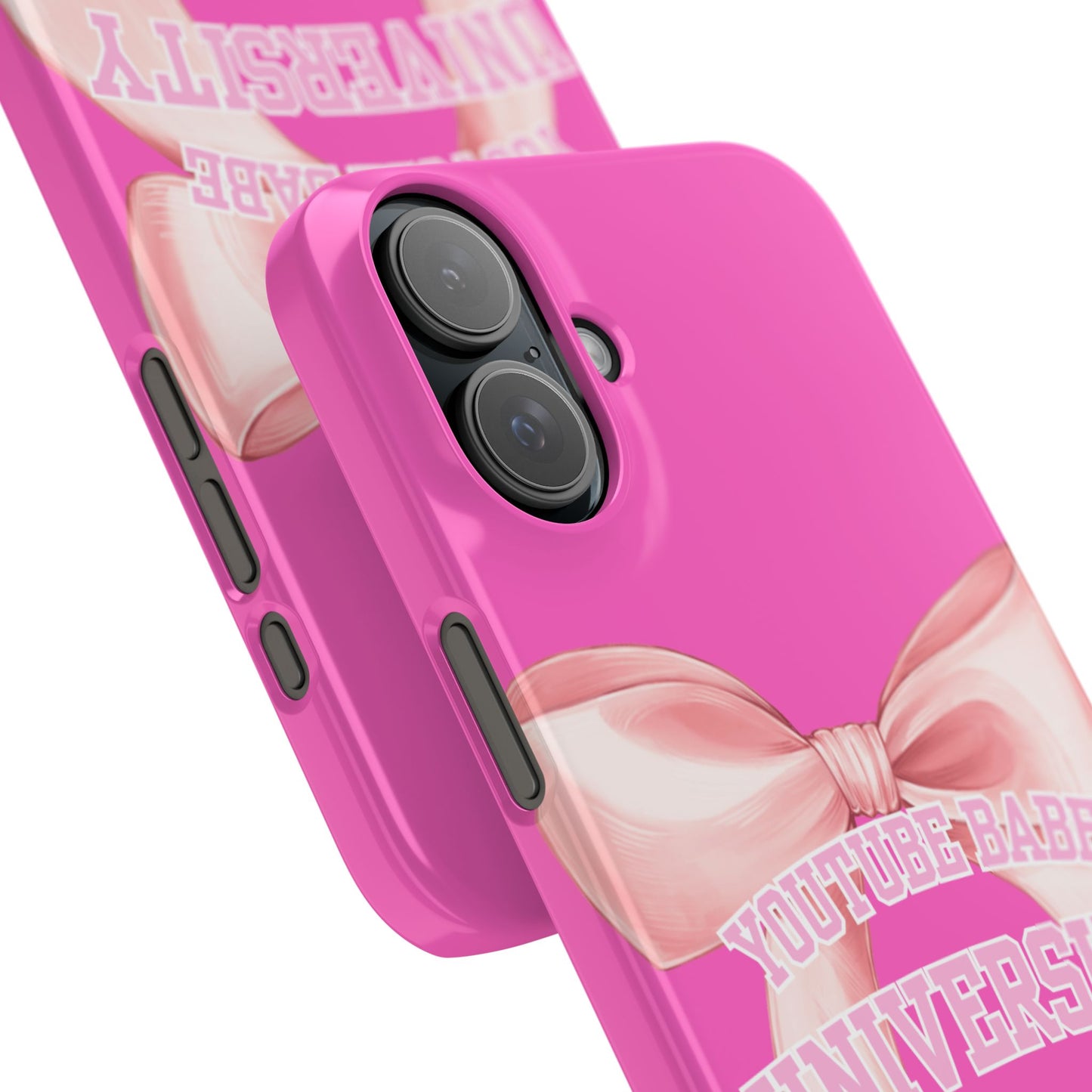 YouTube BABE UNIVERSITY SLIM PHONE CASE