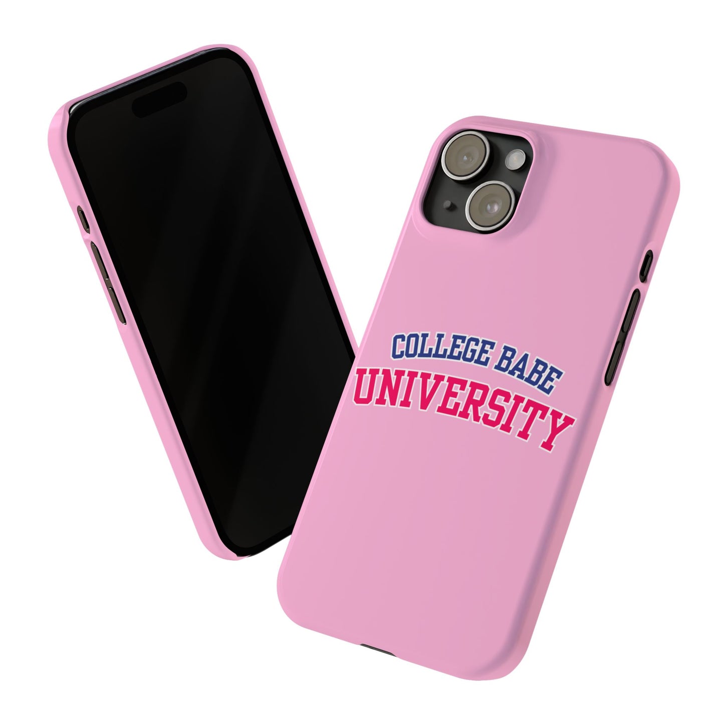 COLLEGE BABE UNIVERSITY SLIM PHONE CASE