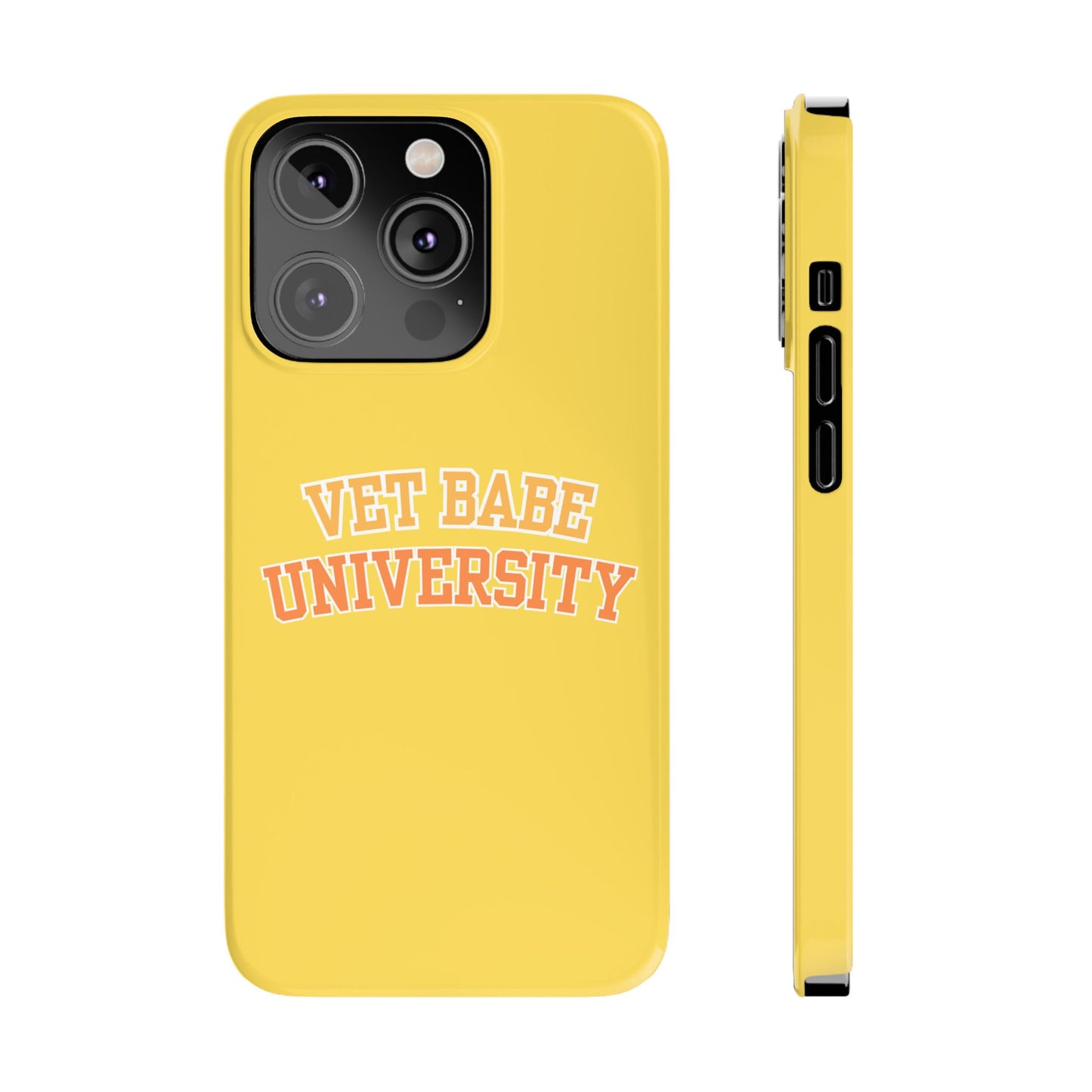 VET BABE UNIVERSITY SLIM PHONE CASE