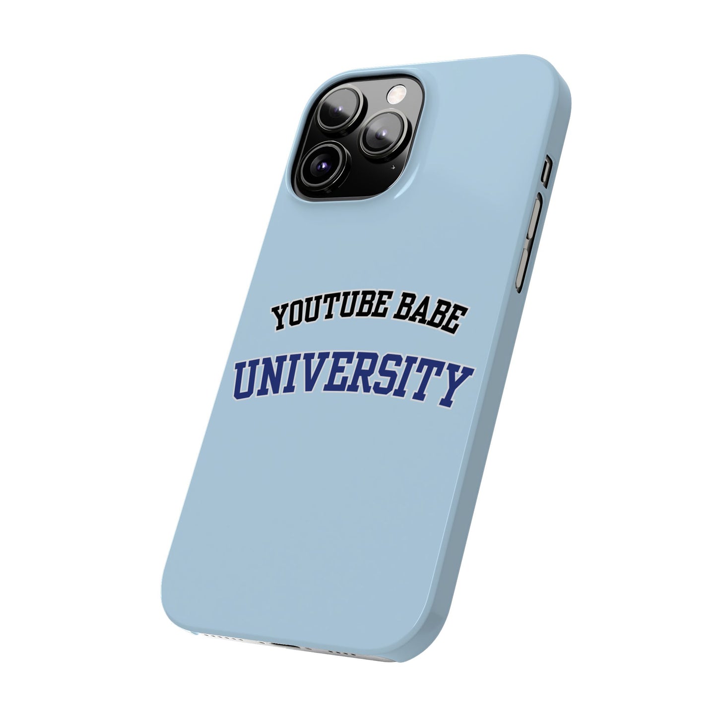 YouTube BABE UNIVERSITY SLIM PHONE CASE