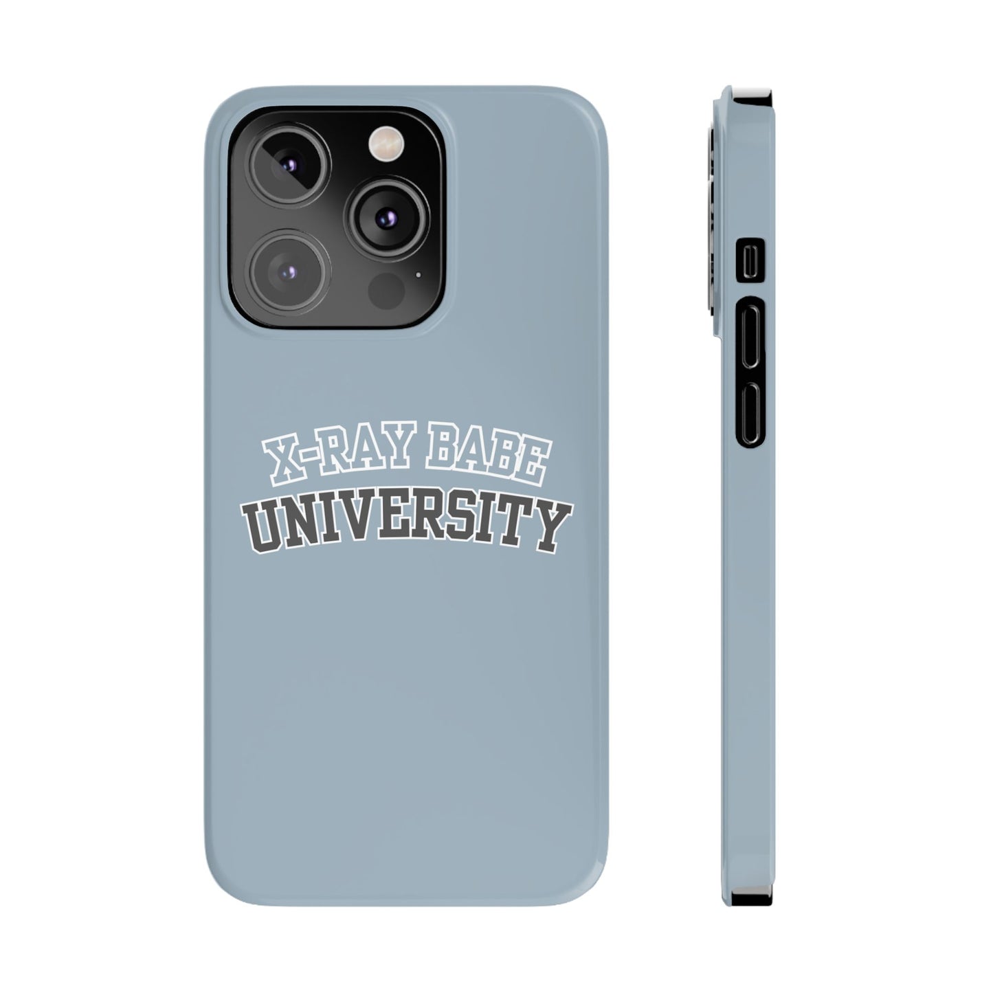 X-RAY BABE UNIVERSITY SLIM PHONE CASE