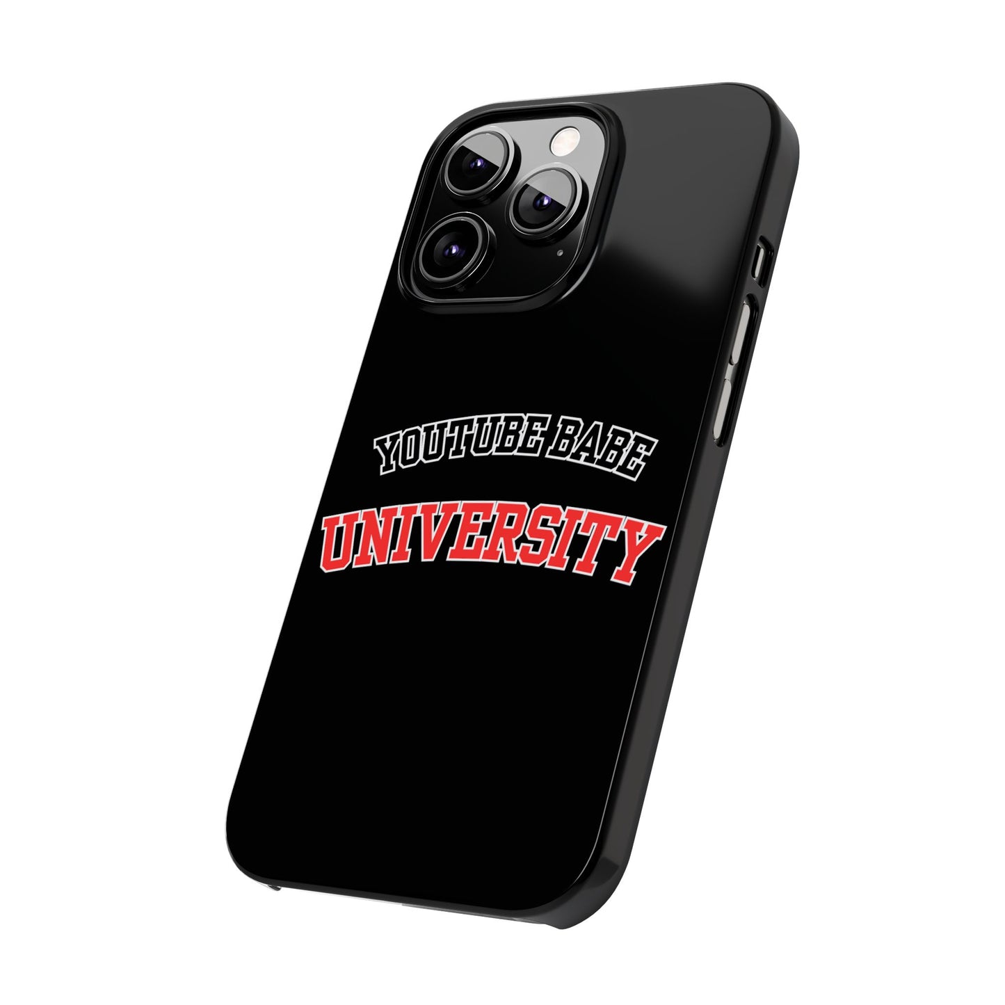 YouTube BABE UNIVERSITY SLIM PHONE CASE
