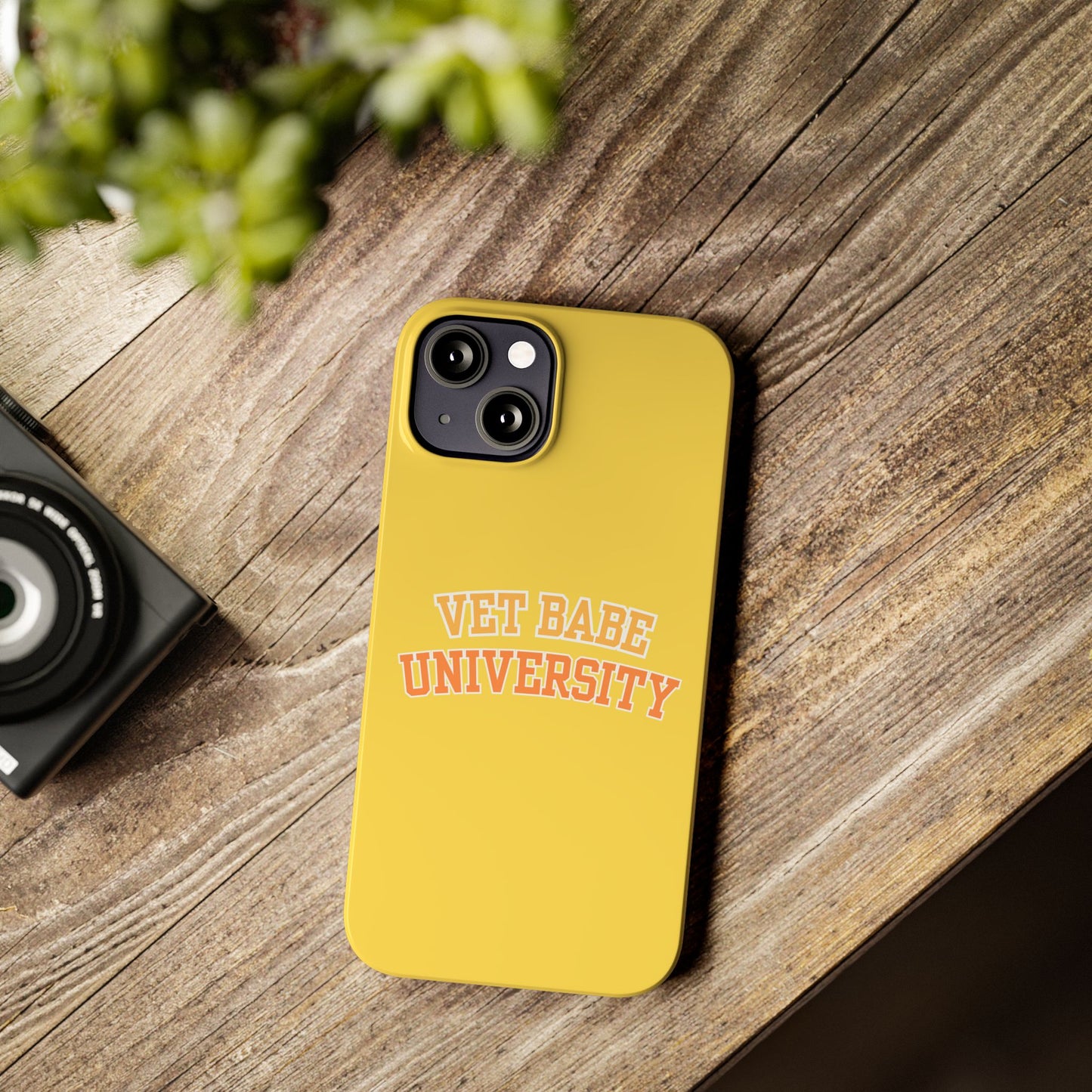 VET BABE UNIVERSITY SLIM PHONE CASE