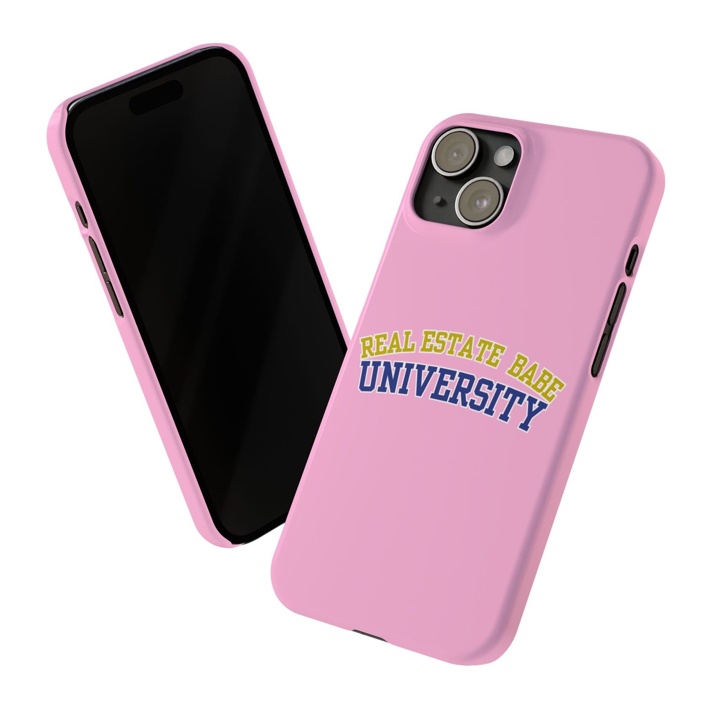 REAL ESTATE BABE UNIVERSITY SLIM PHONE CASE