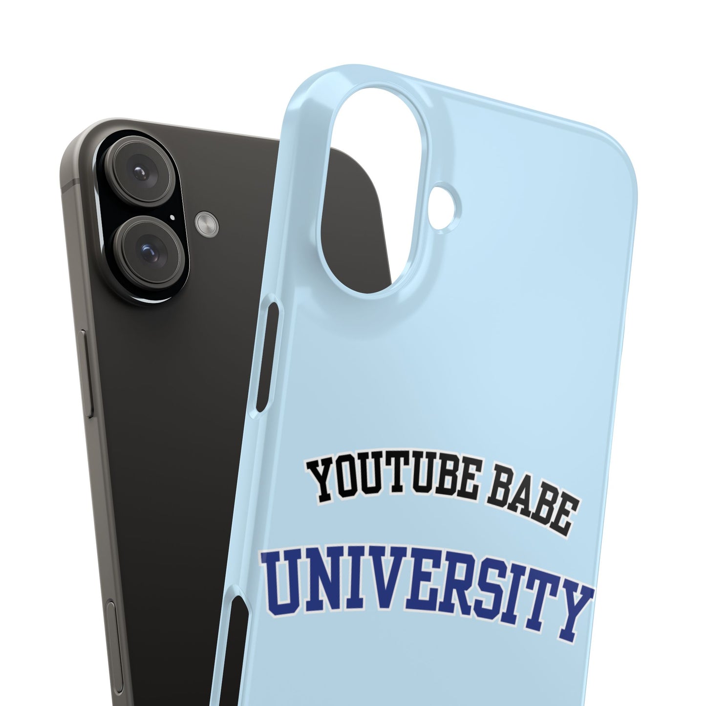 YouTube BABE UNIVERSITY SLIM PHONE CASE