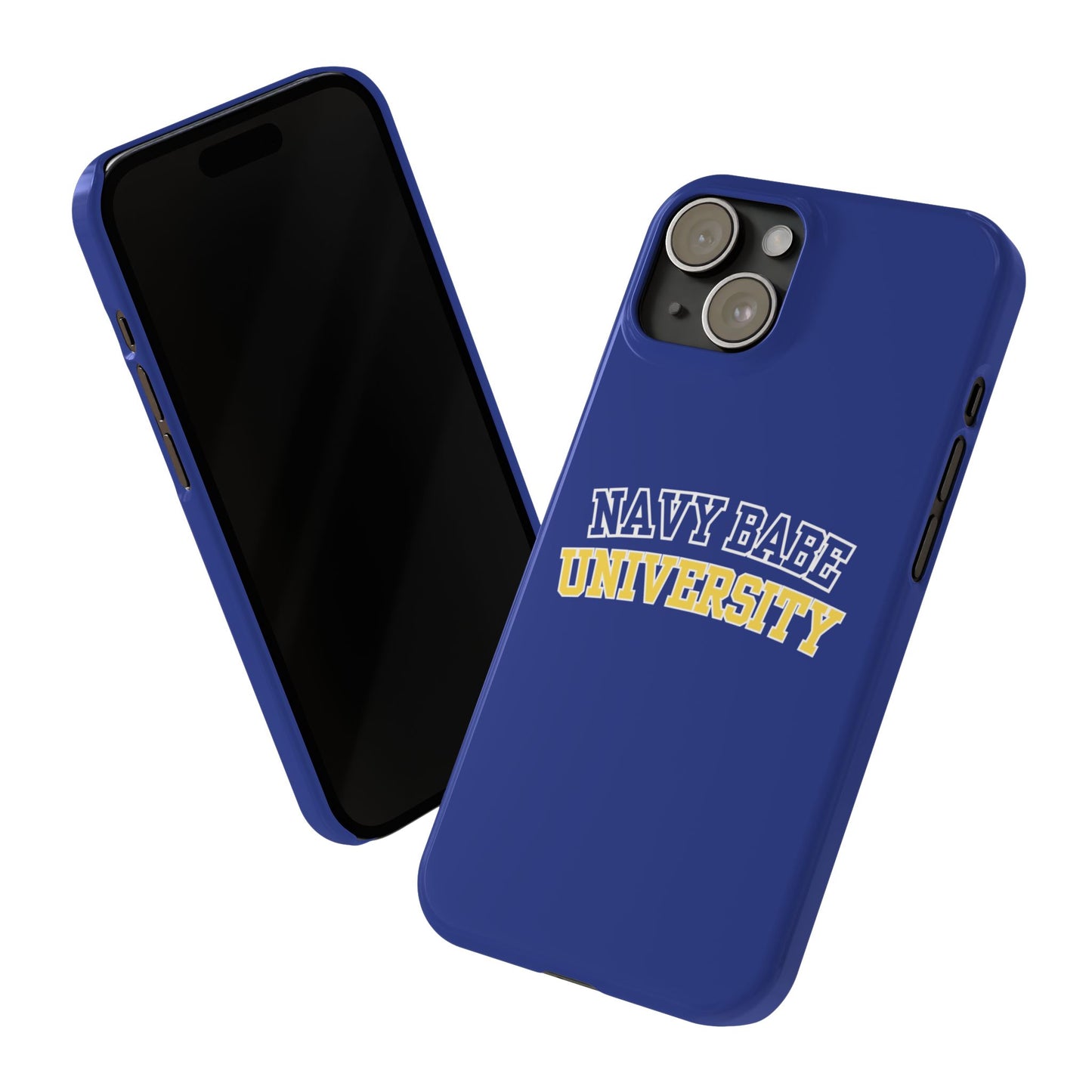NAVY BABE UNIVERSITY SLIM PHONE CASE