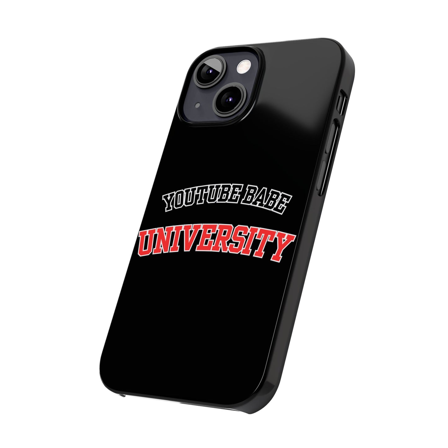 YouTube BABE UNIVERSITY SLIM PHONE CASE