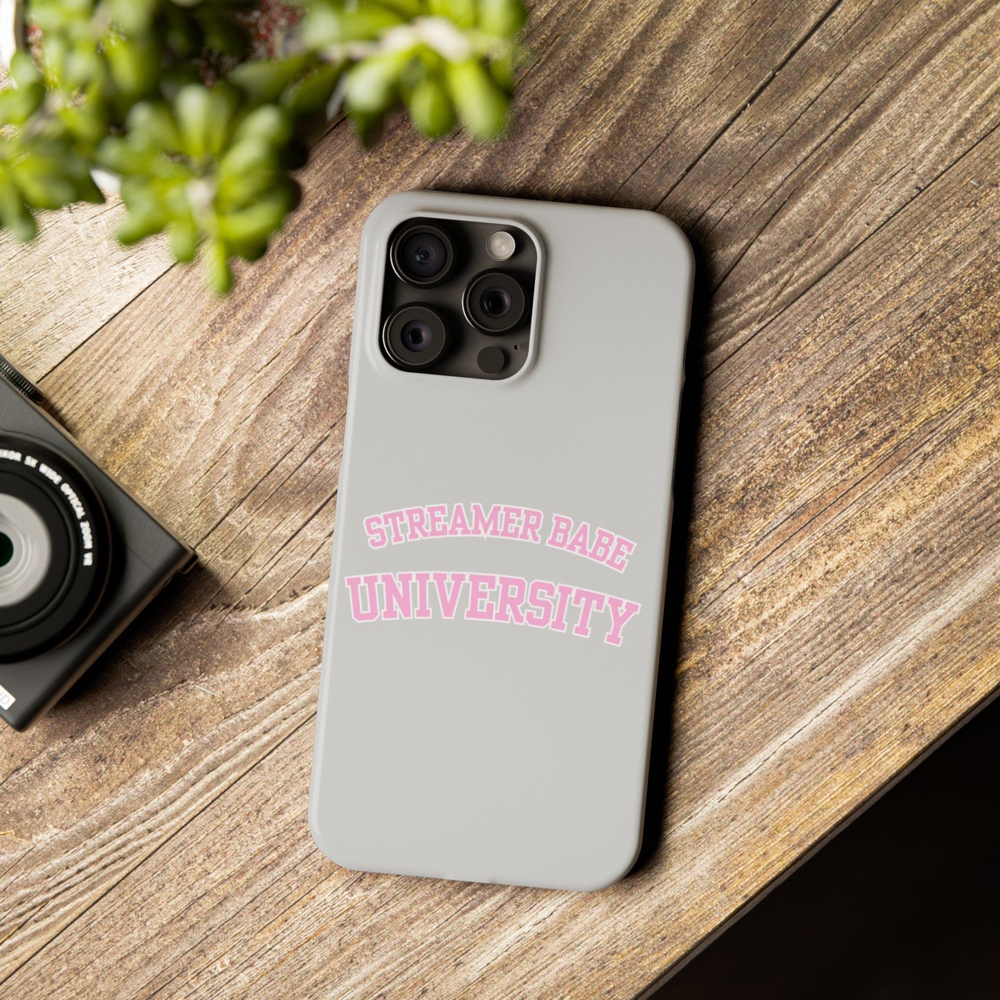 Streamer BABE UNIVERSITY SLIM PHONE CASE