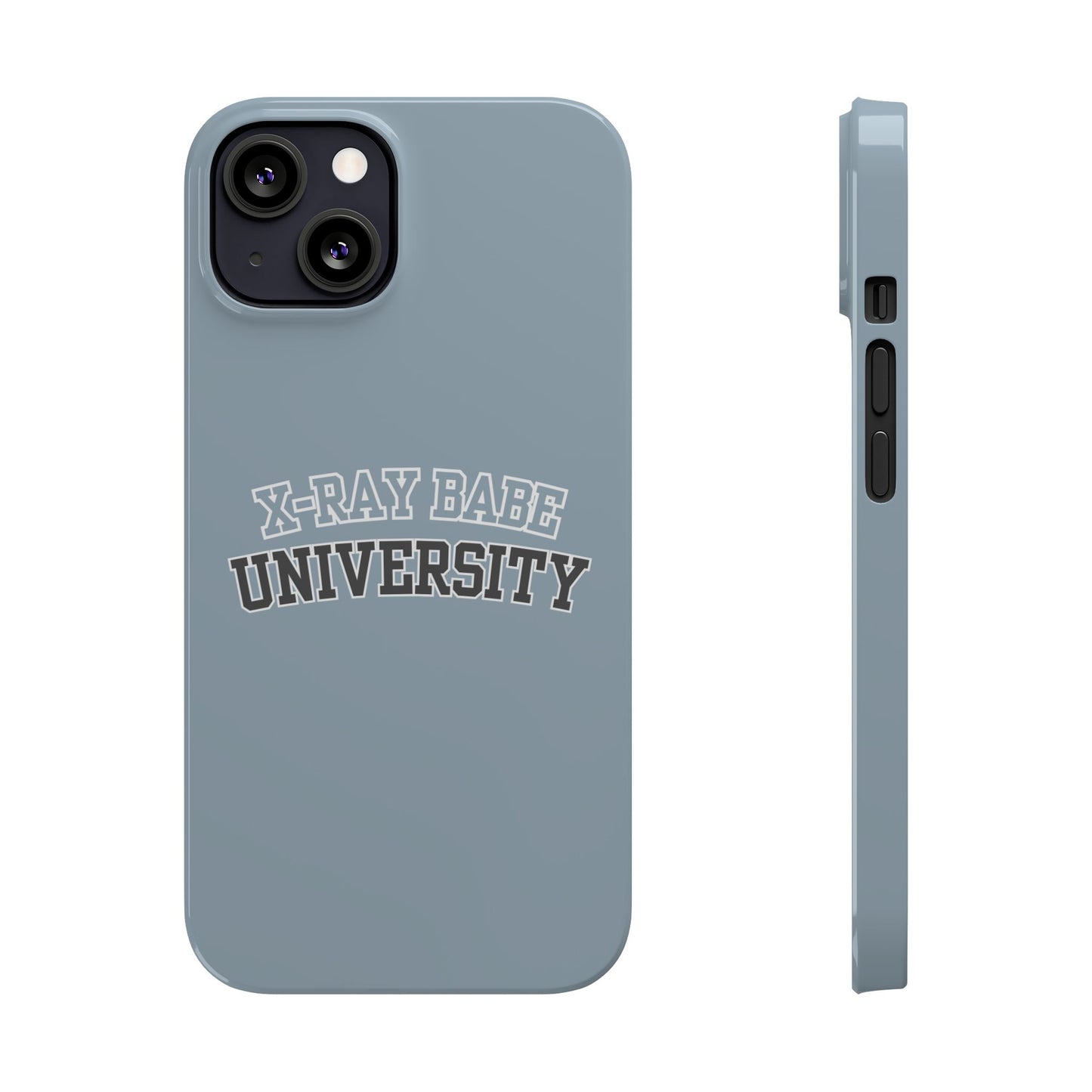 X-RAY BABE UNIVERSITY SLIM PHONE CASE