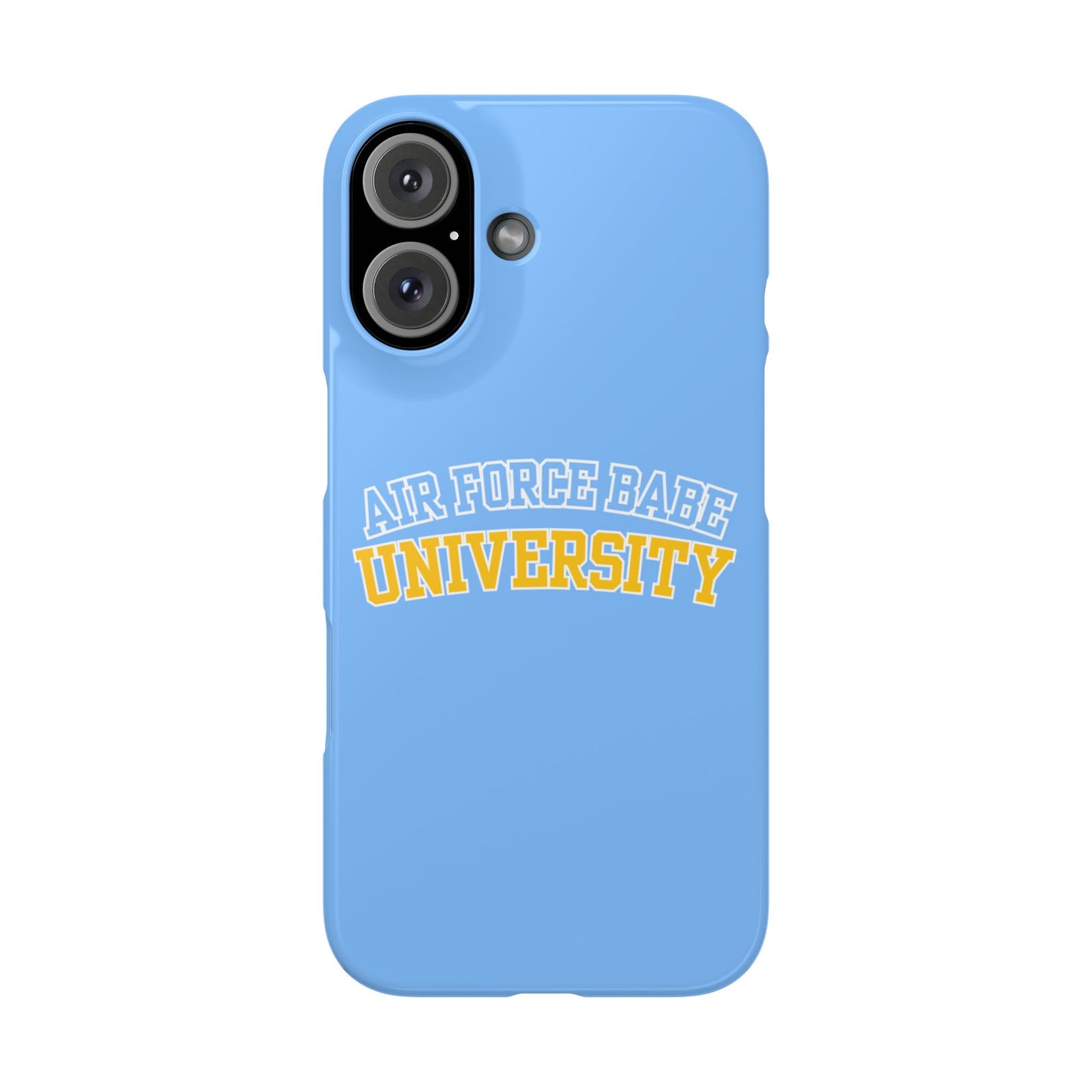 AIR FORCE BABE UNIVERSITY SLIM PHONE CASE