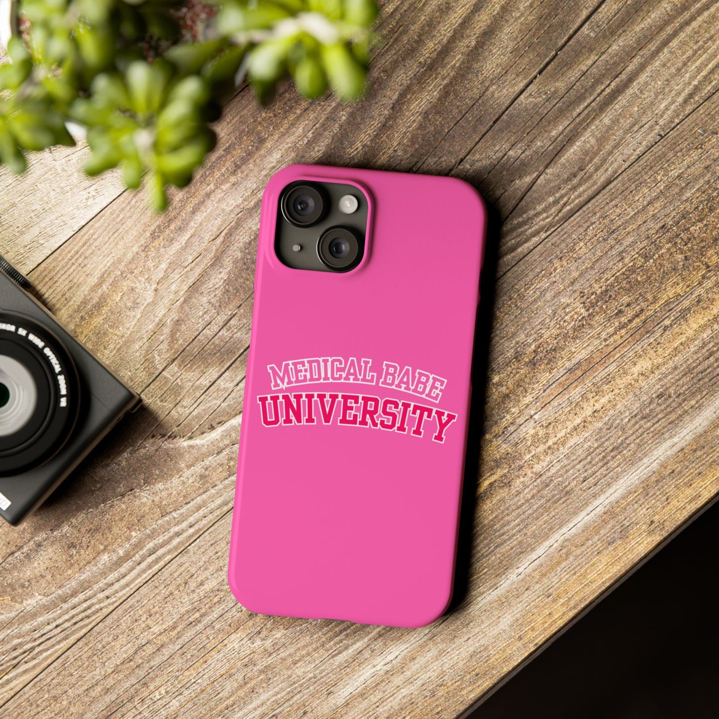 MEDICAL BABE UNIVERSITY SLIM PHONE CASE