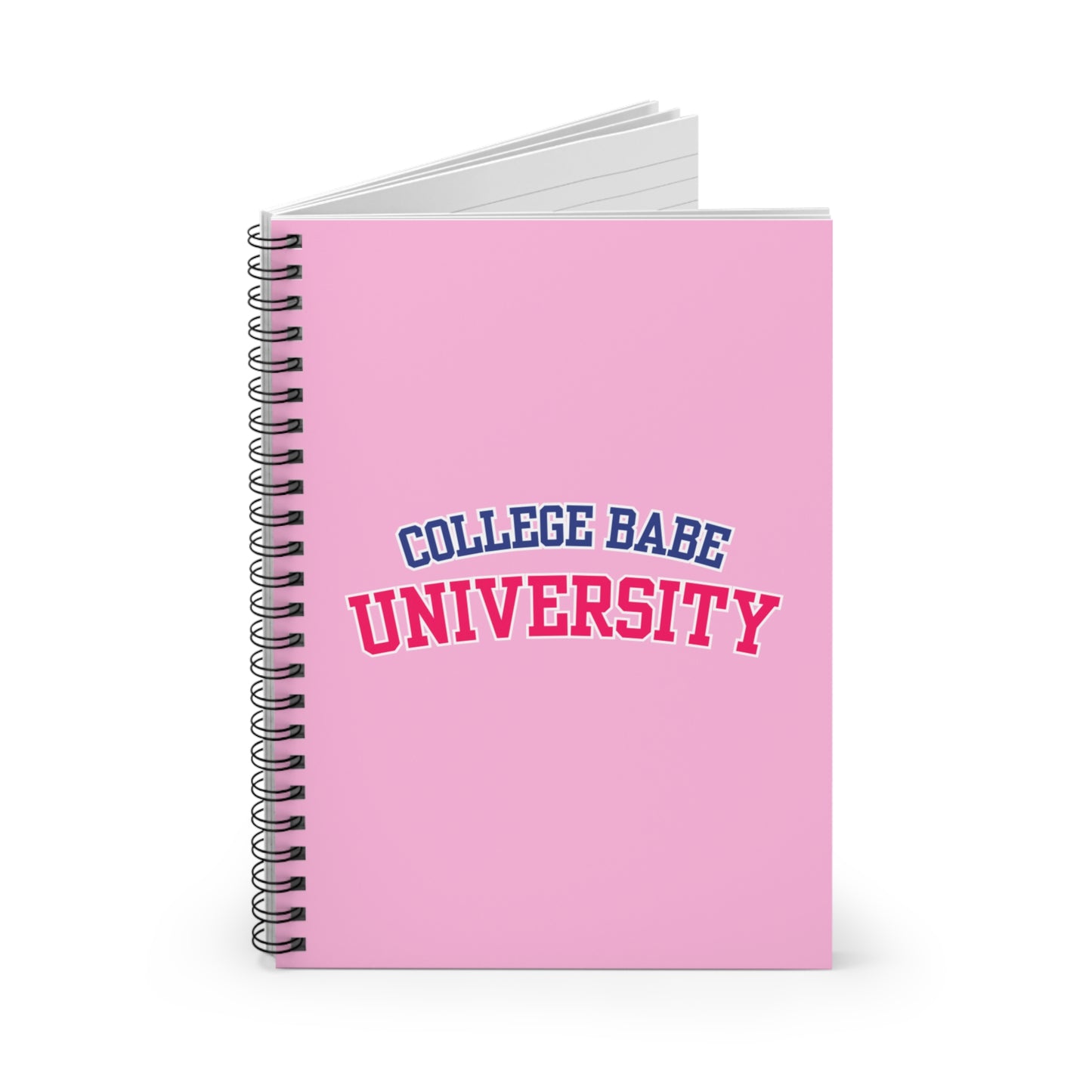 COLLEGE BABE Spiral Notebook - Ruled Line