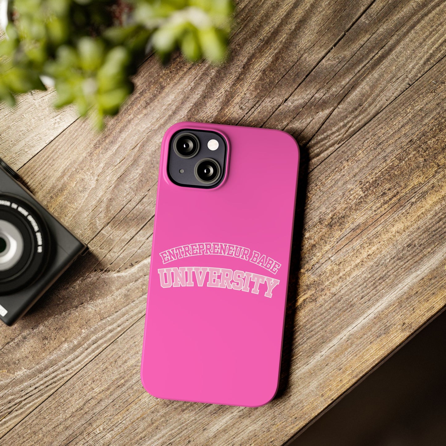 ENTREPRENEUR BABE UNIVERSITY SLIM PHONE CASE