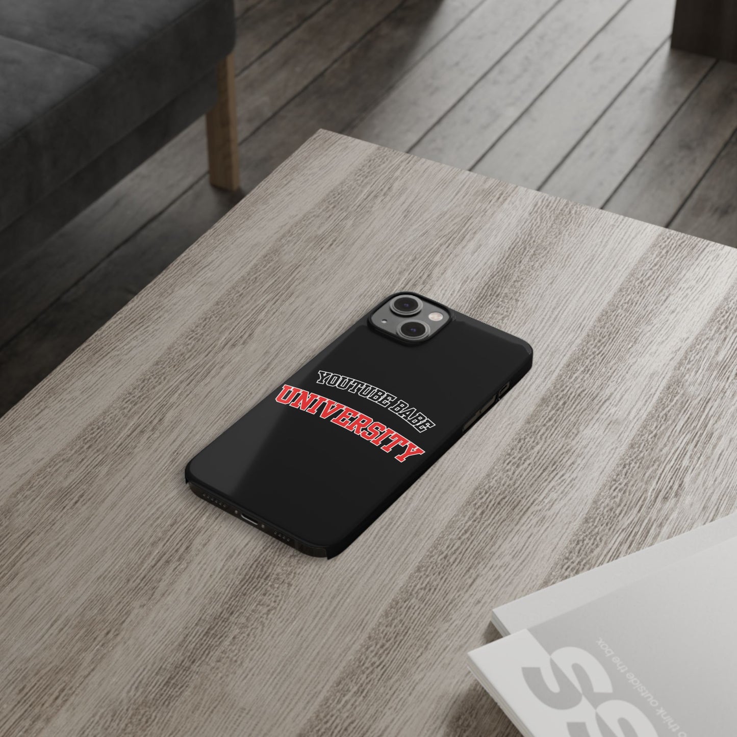 YouTube BABE UNIVERSITY SLIM PHONE CASE