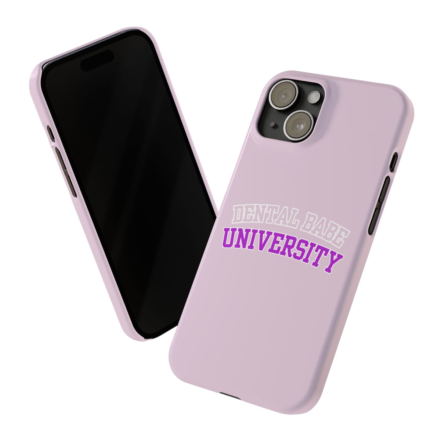 DENTAL BABE UNIVERSITY SLIM PHONE CASE