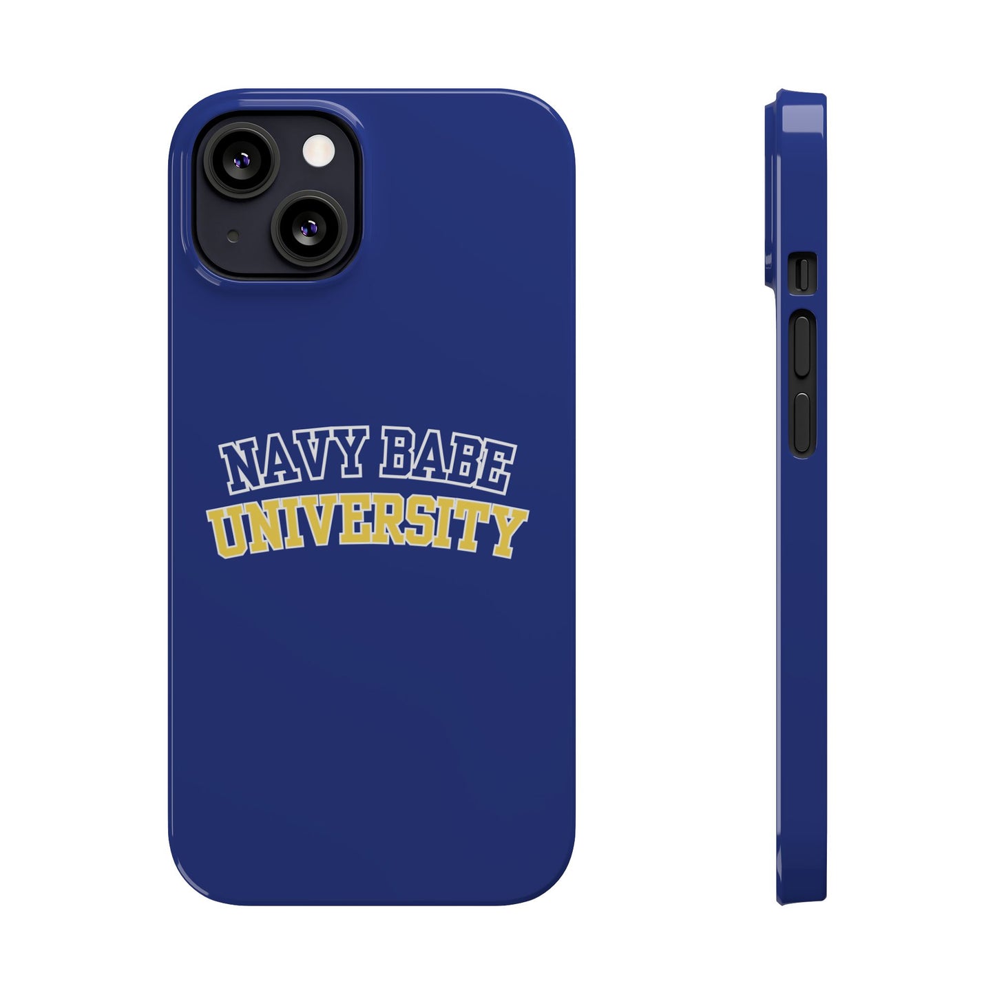 NAVY BABE UNIVERSITY SLIM PHONE CASE