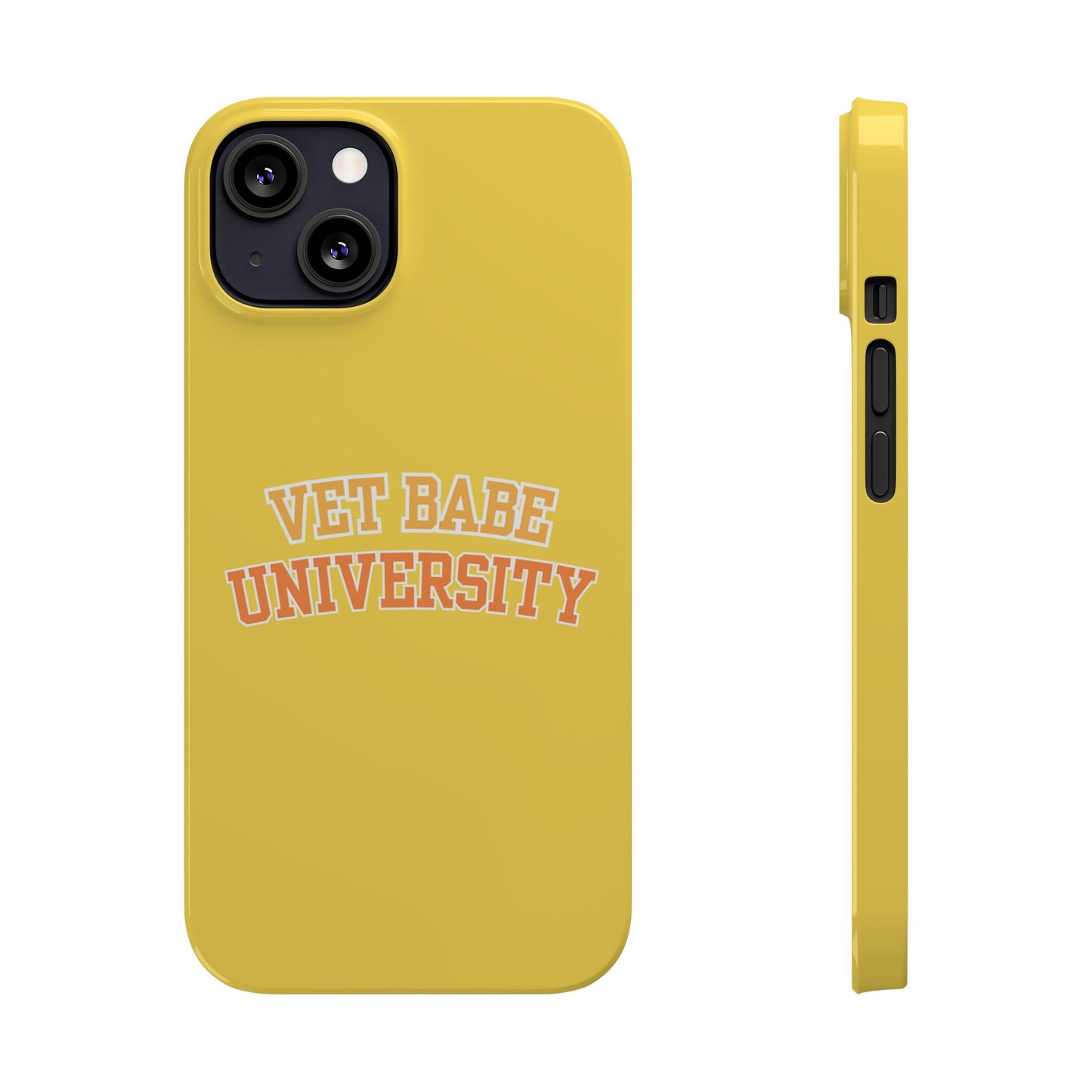 VET BABE UNIVERSITY SLIM PHONE CASE
