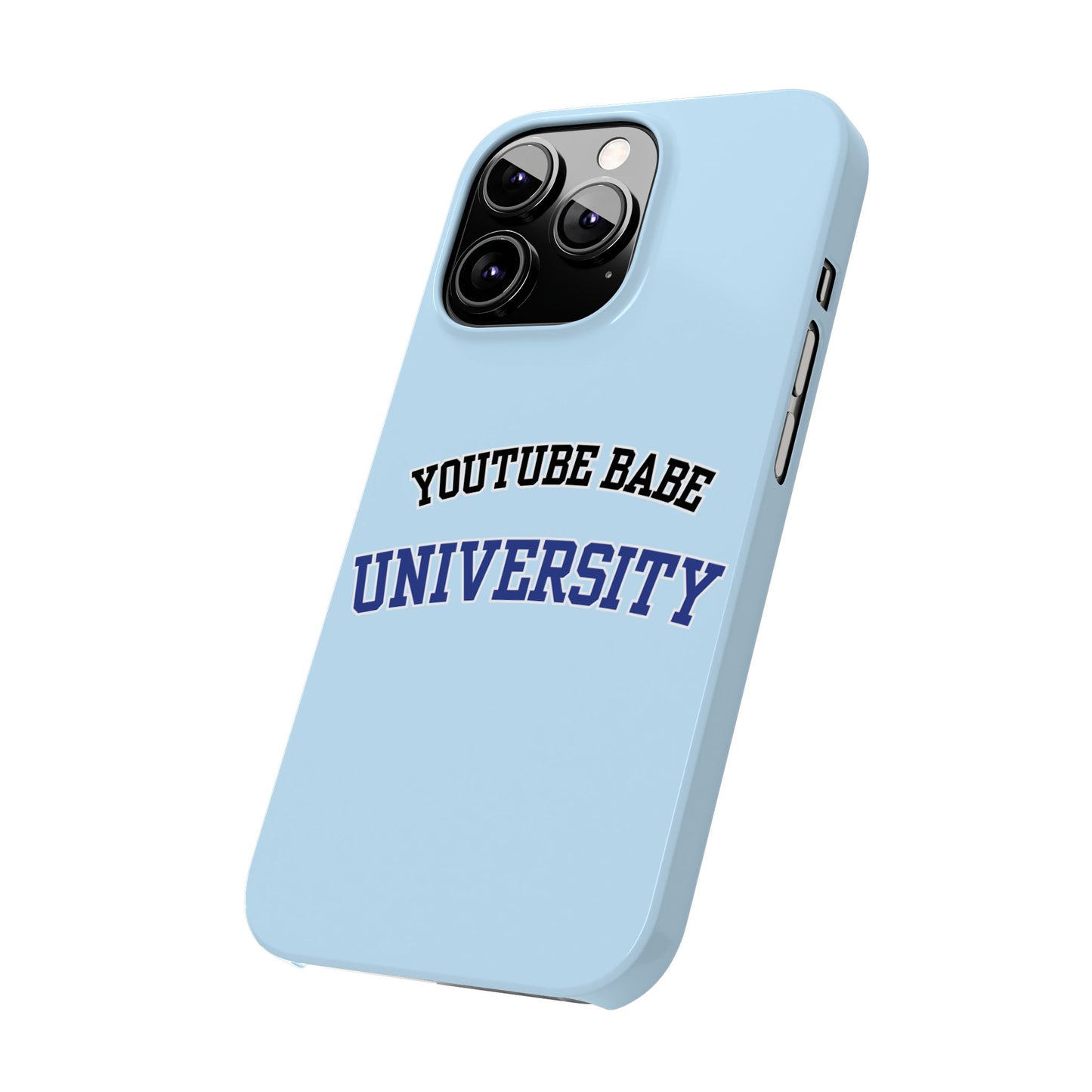 YouTube BABE UNIVERSITY SLIM PHONE CASE