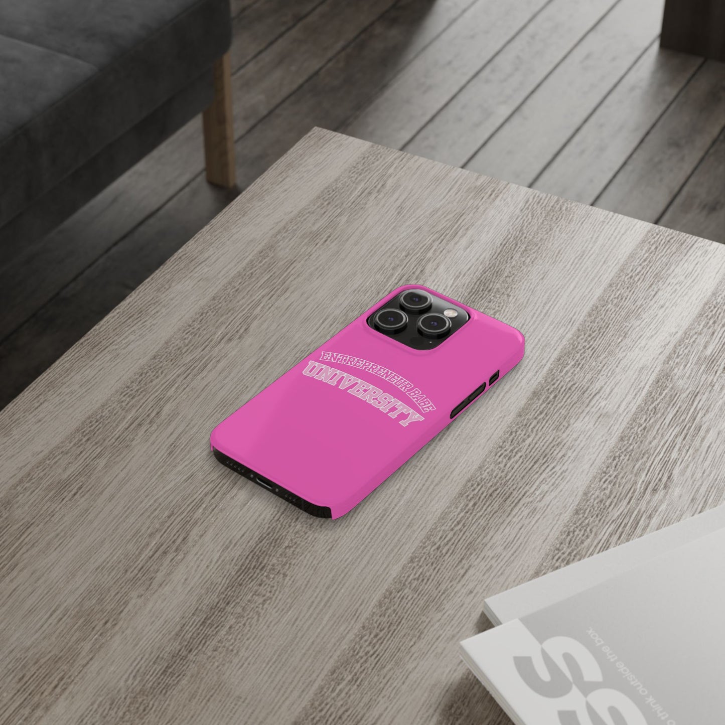 ENTREPRENEUR BABE UNIVERSITY SLIM PHONE CASE