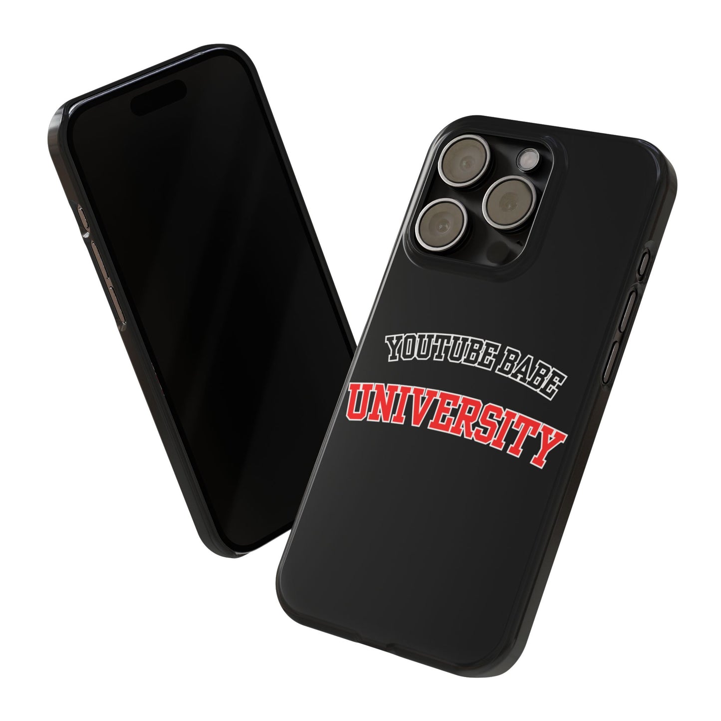 YouTube BABE UNIVERSITY SLIM PHONE CASE