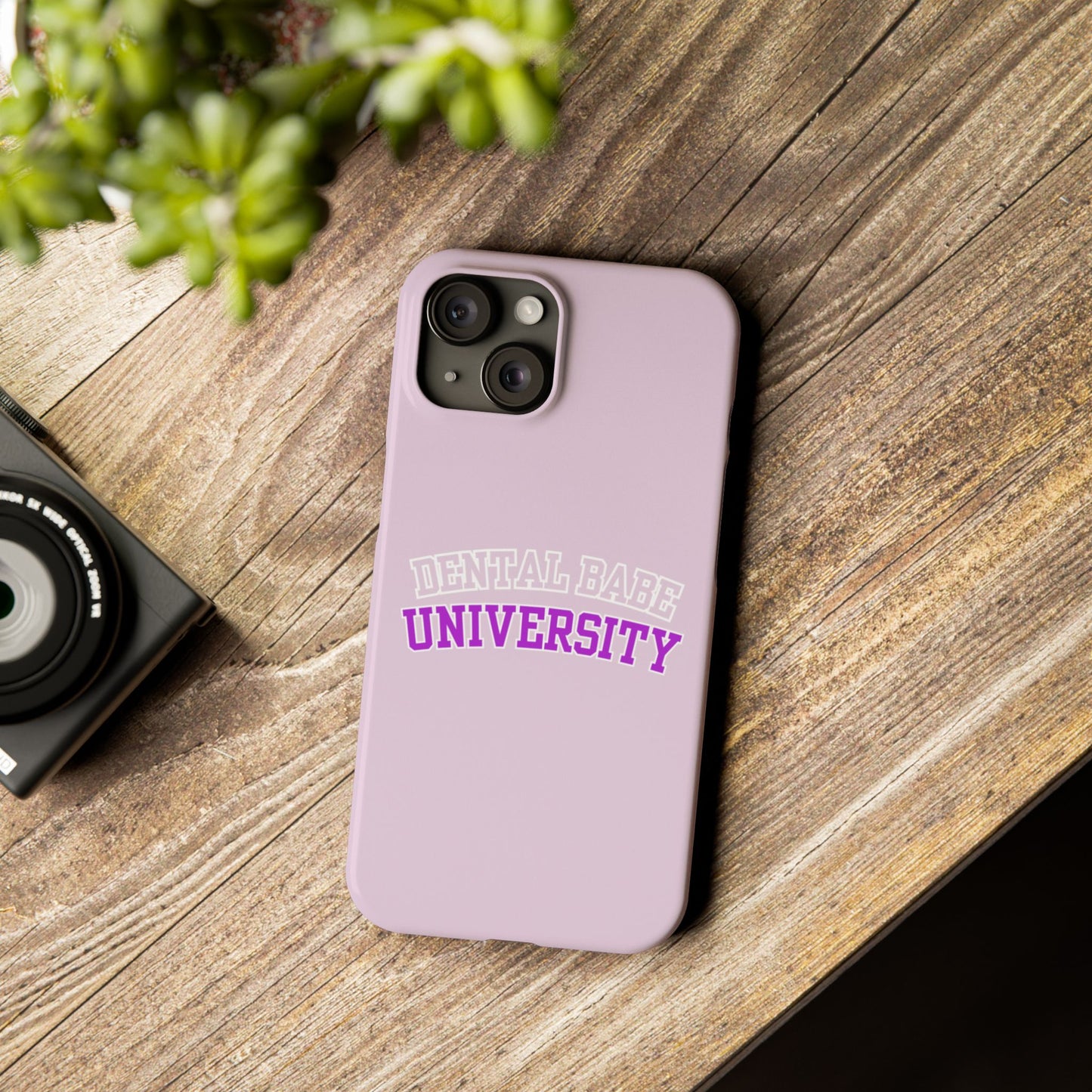 DENTAL BABE UNIVERSITY SLIM PHONE CASE