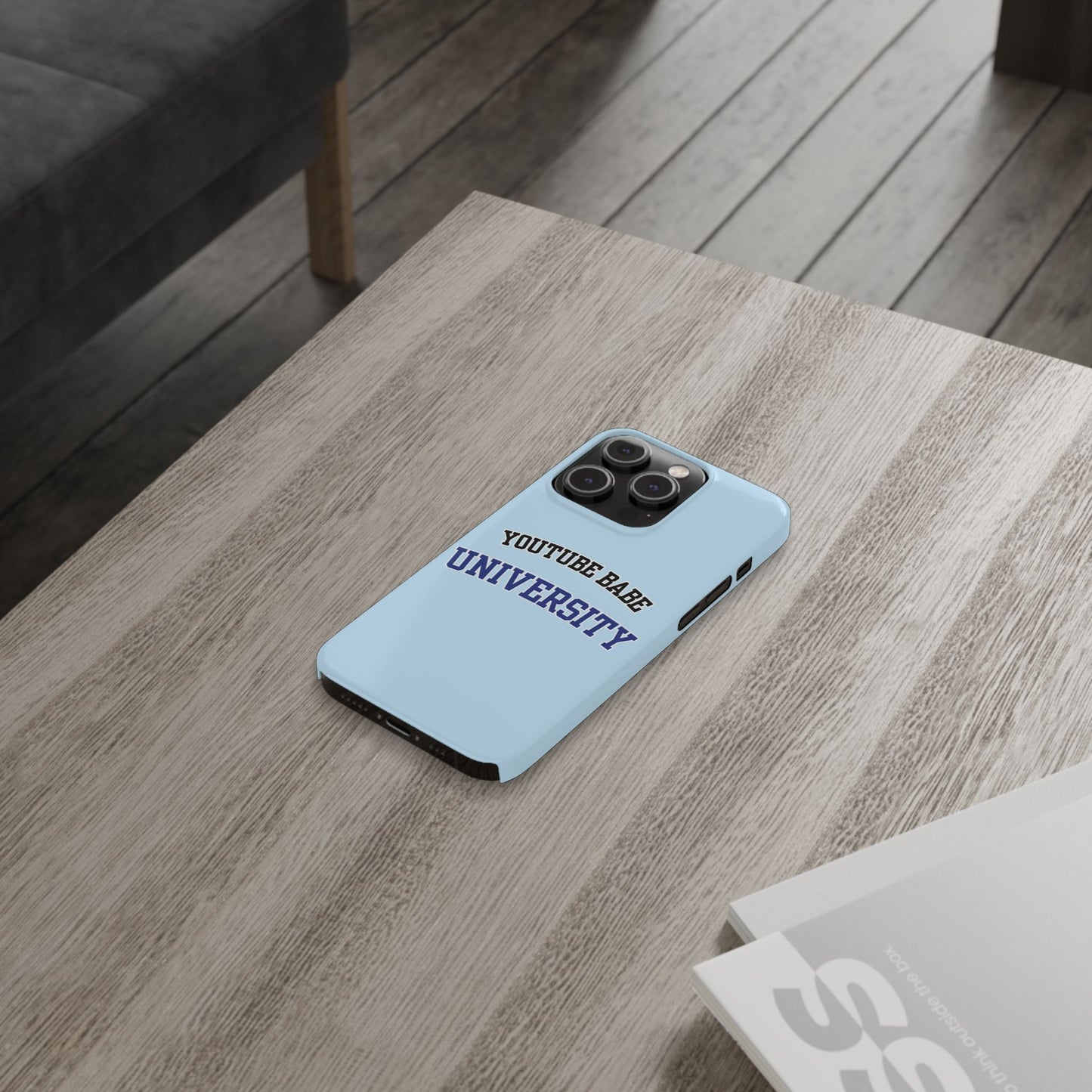 YouTube BABE UNIVERSITY SLIM PHONE CASE