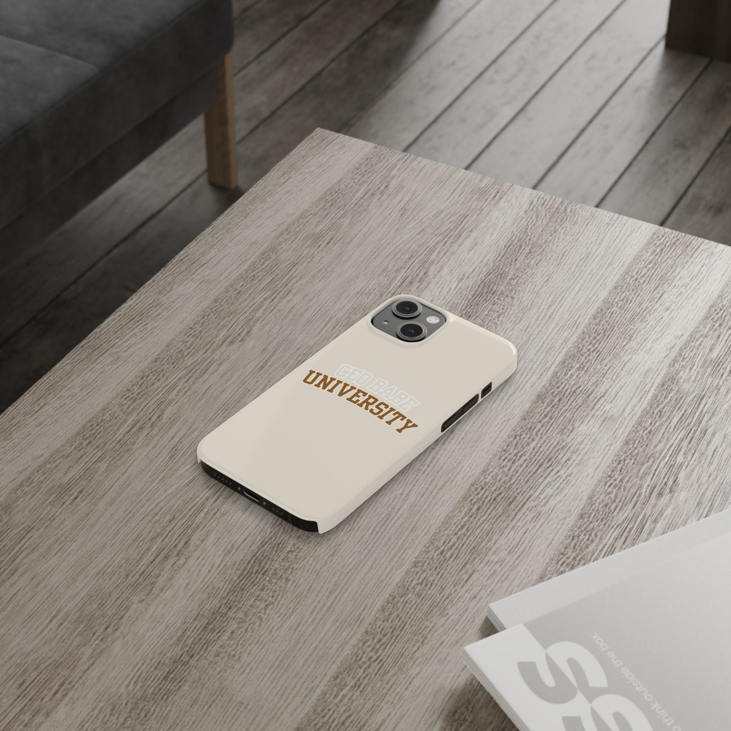 CEO BABE UNIVERSITY SLIM PHONE CASE