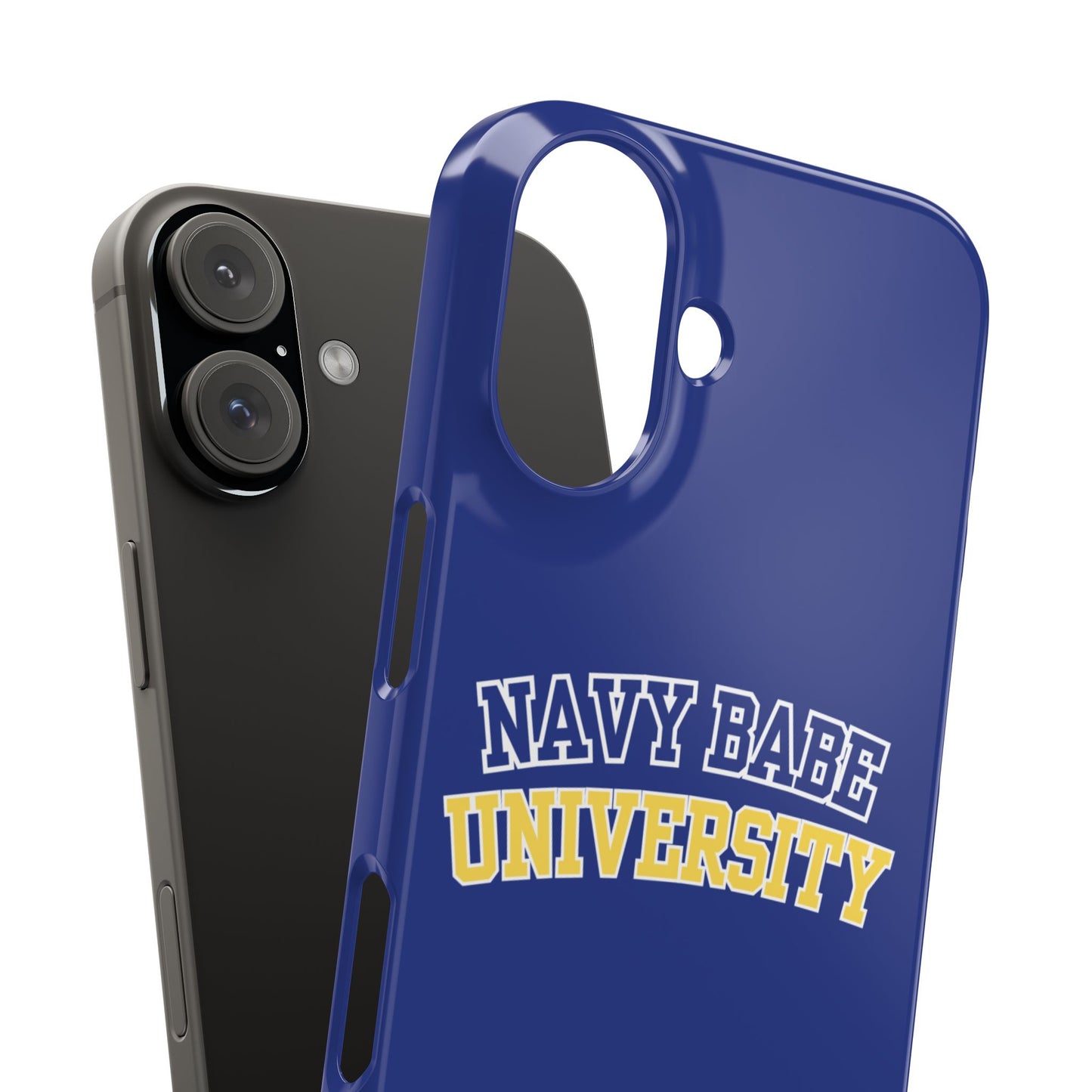 NAVY BABE UNIVERSITY SLIM PHONE CASE