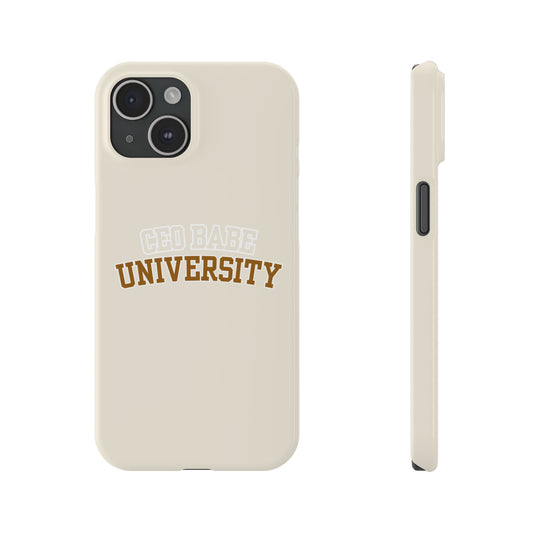 CEO BABE UNIVERSITY SLIM PHONE CASE