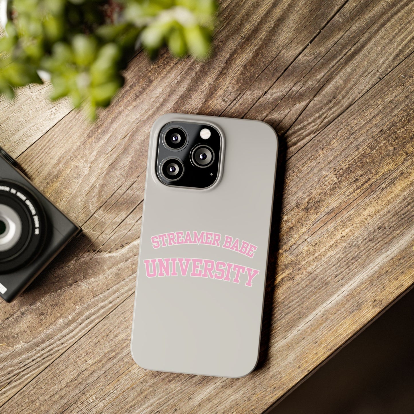 Streamer BABE UNIVERSITY SLIM PHONE CASE