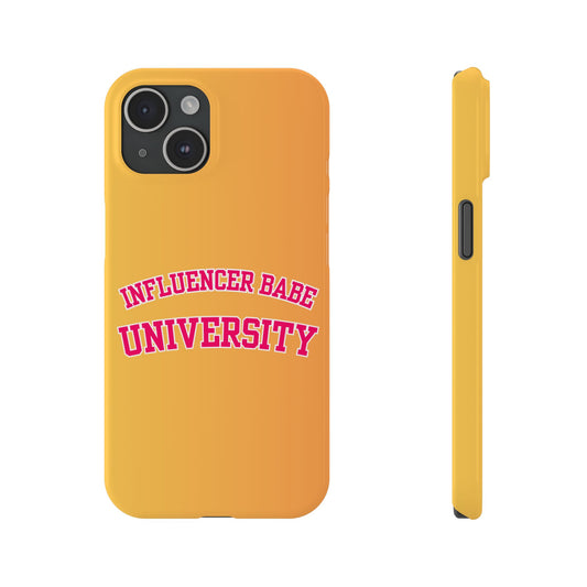 Influencer BABE UNIVERSITY SLIM PHONE CASE