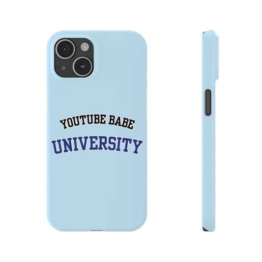 YouTube  BABE UNIVERSITY SLIM PHONE CASE