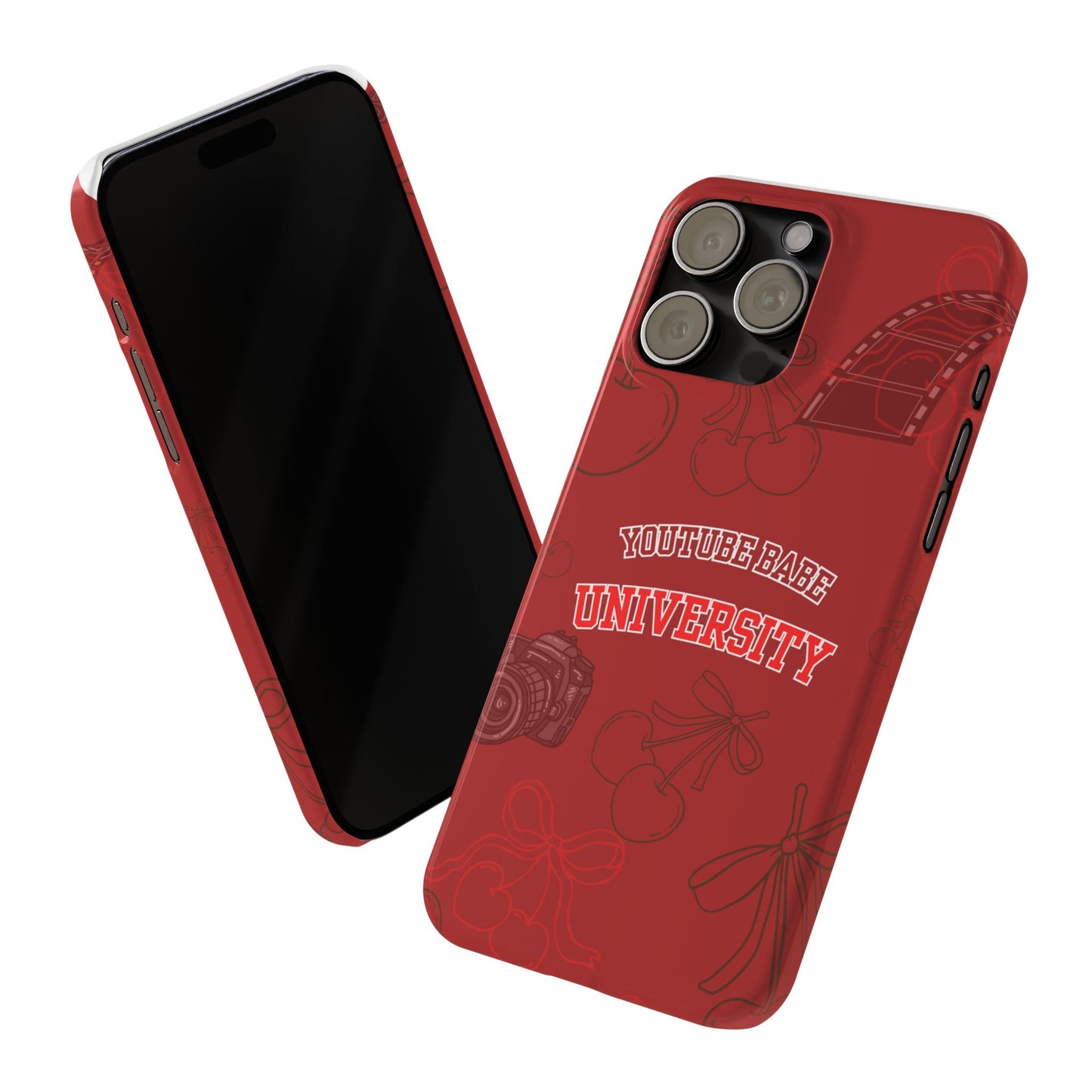 Cherry Theme YouTube  BABE UNIVERSITY SLIM PHONE CASE
