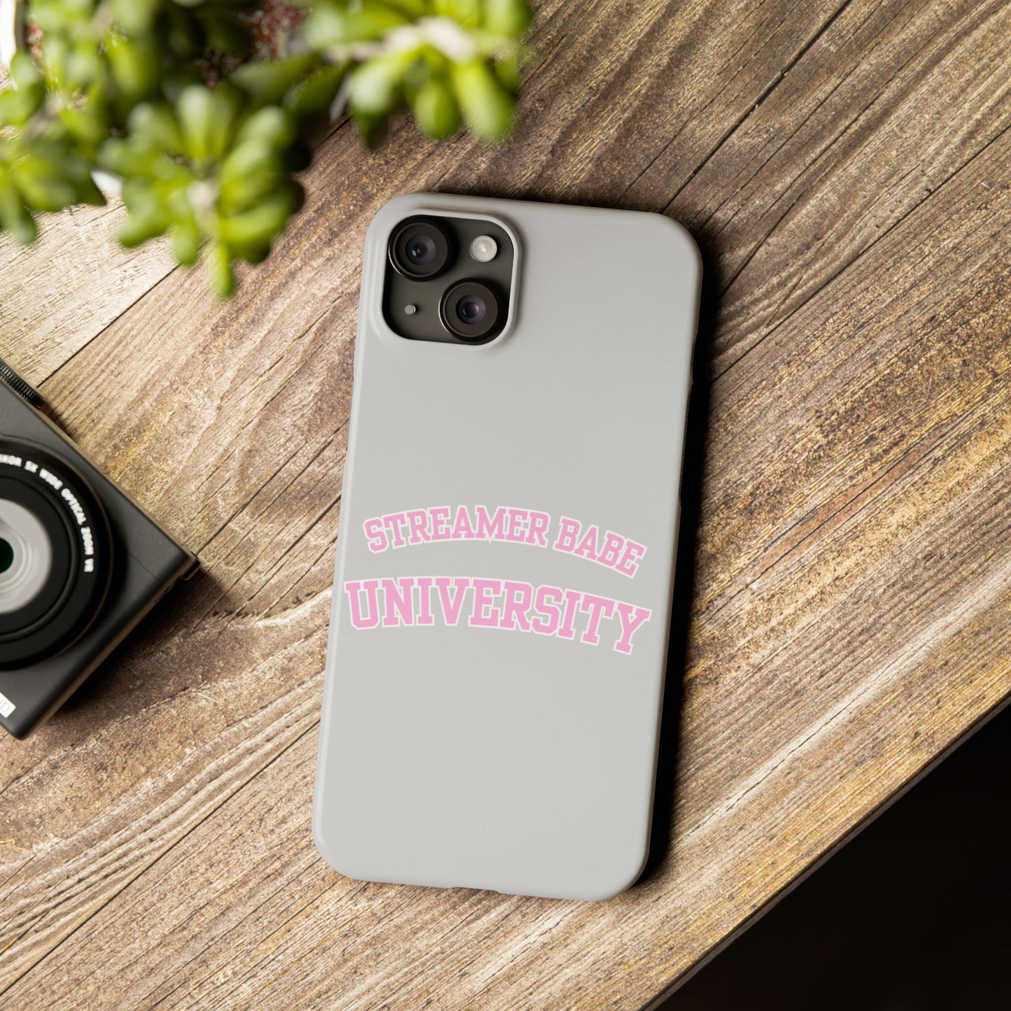 Streamer BABE UNIVERSITY SLIM PHONE CASE