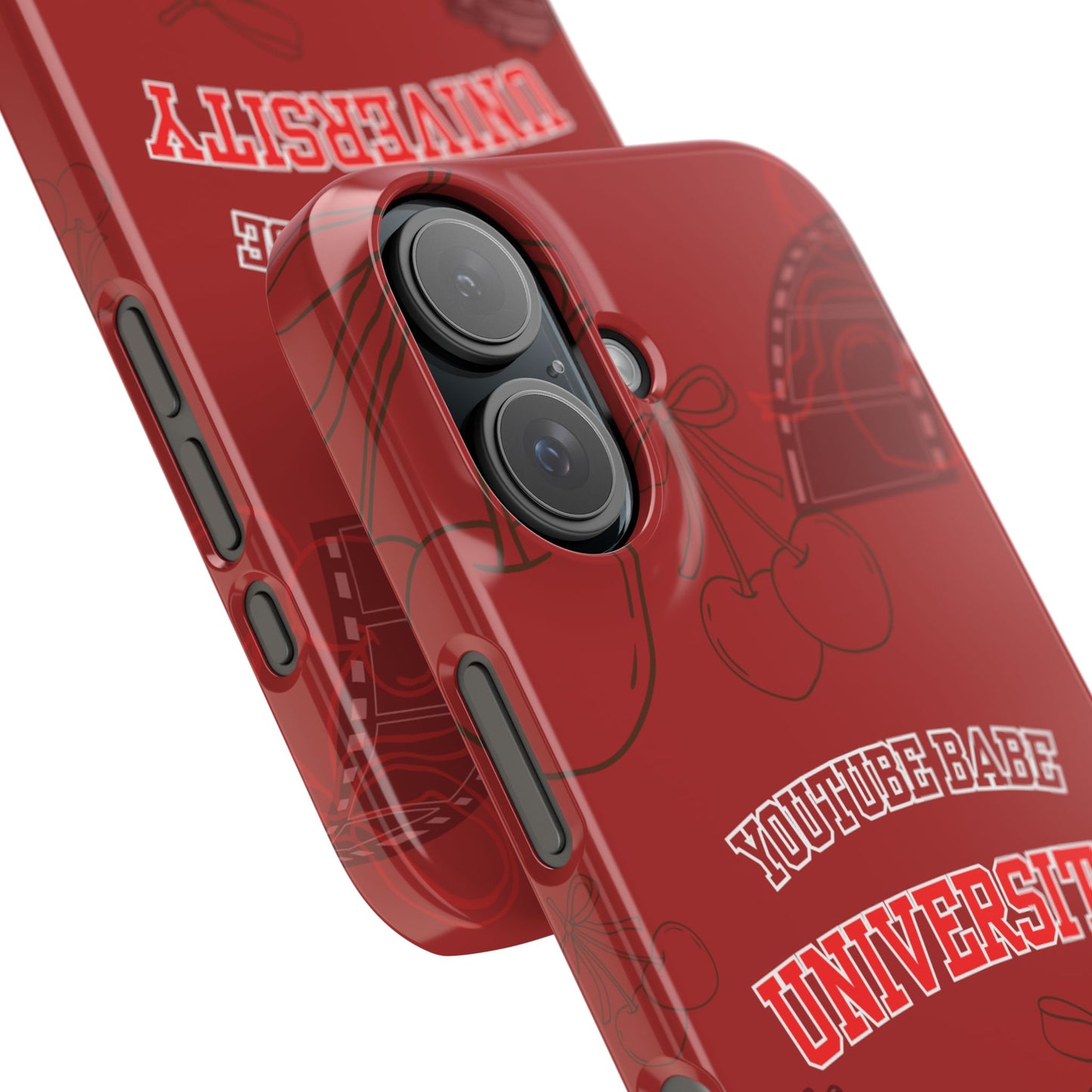 Cherry Theme YouTube  BABE UNIVERSITY SLIM PHONE CASE