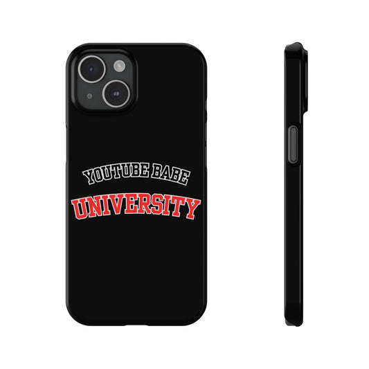 YouTube  BABE UNIVERSITY SLIM PHONE CASE