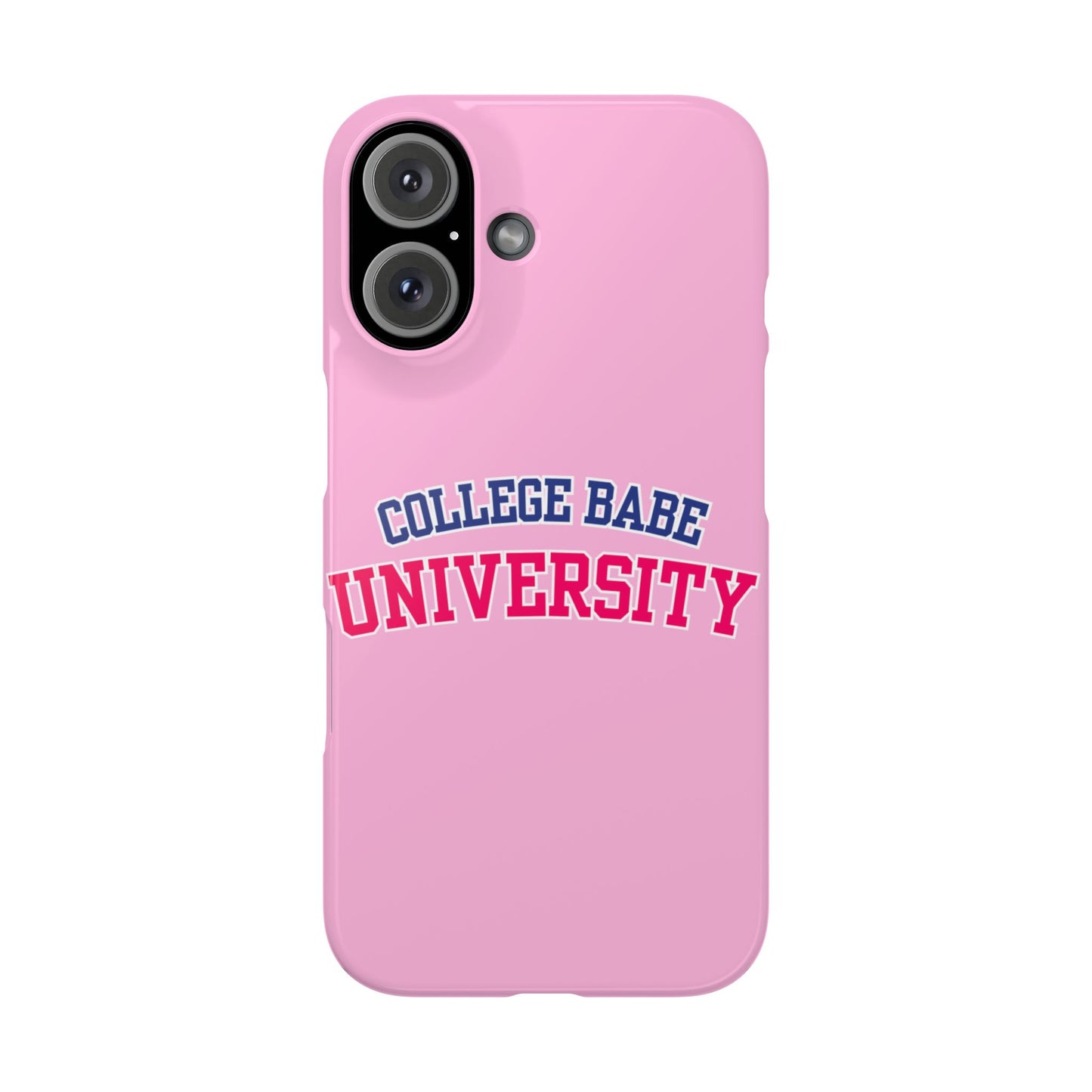 COLLEGE BABE UNIVERSITY SLIM PHONE CASE
