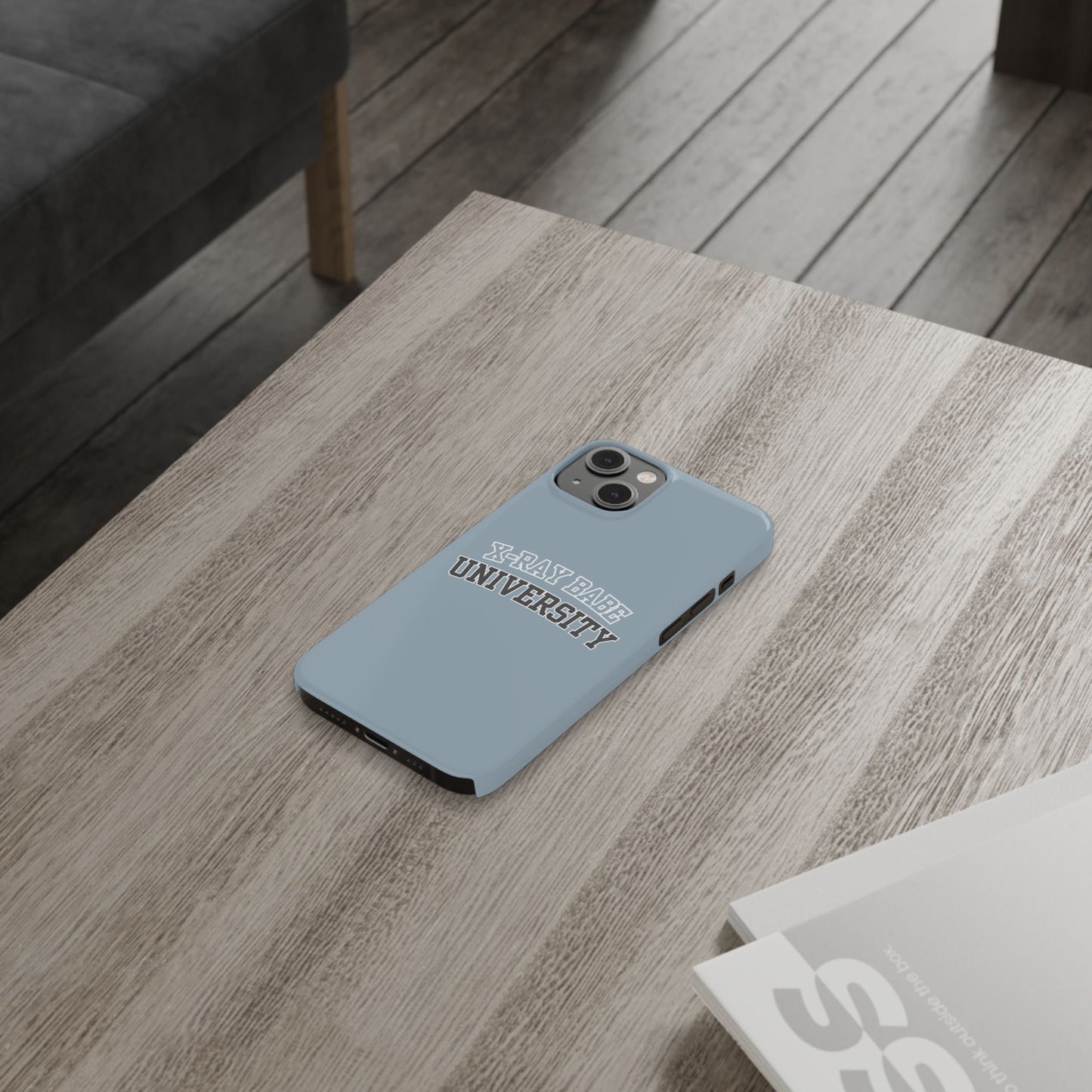 X-RAY BABE UNIVERSITY SLIM PHONE CASE